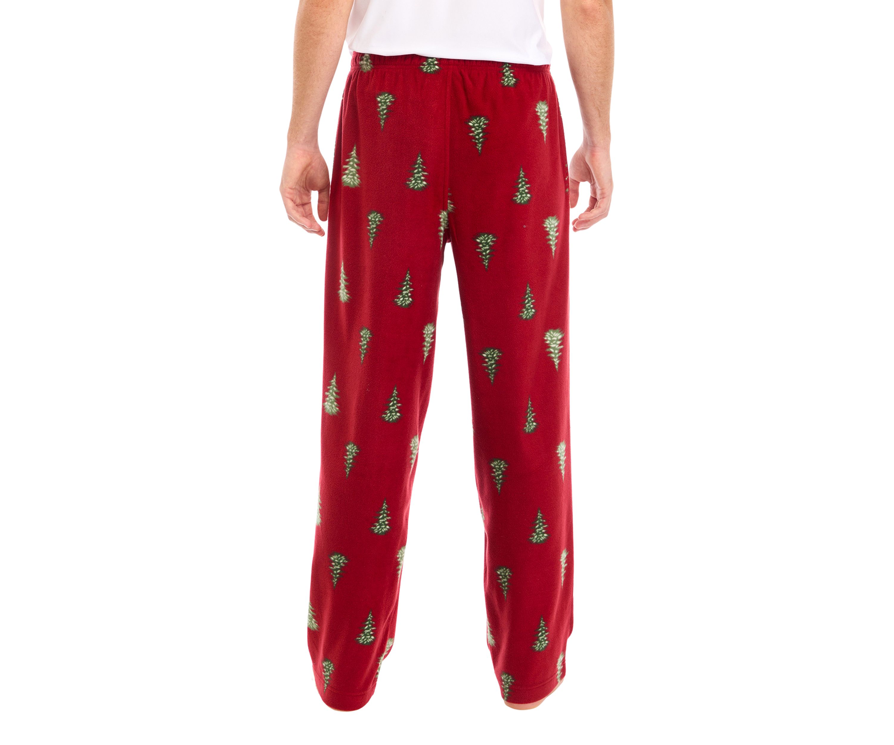 Tree Printed Microfleece Pants