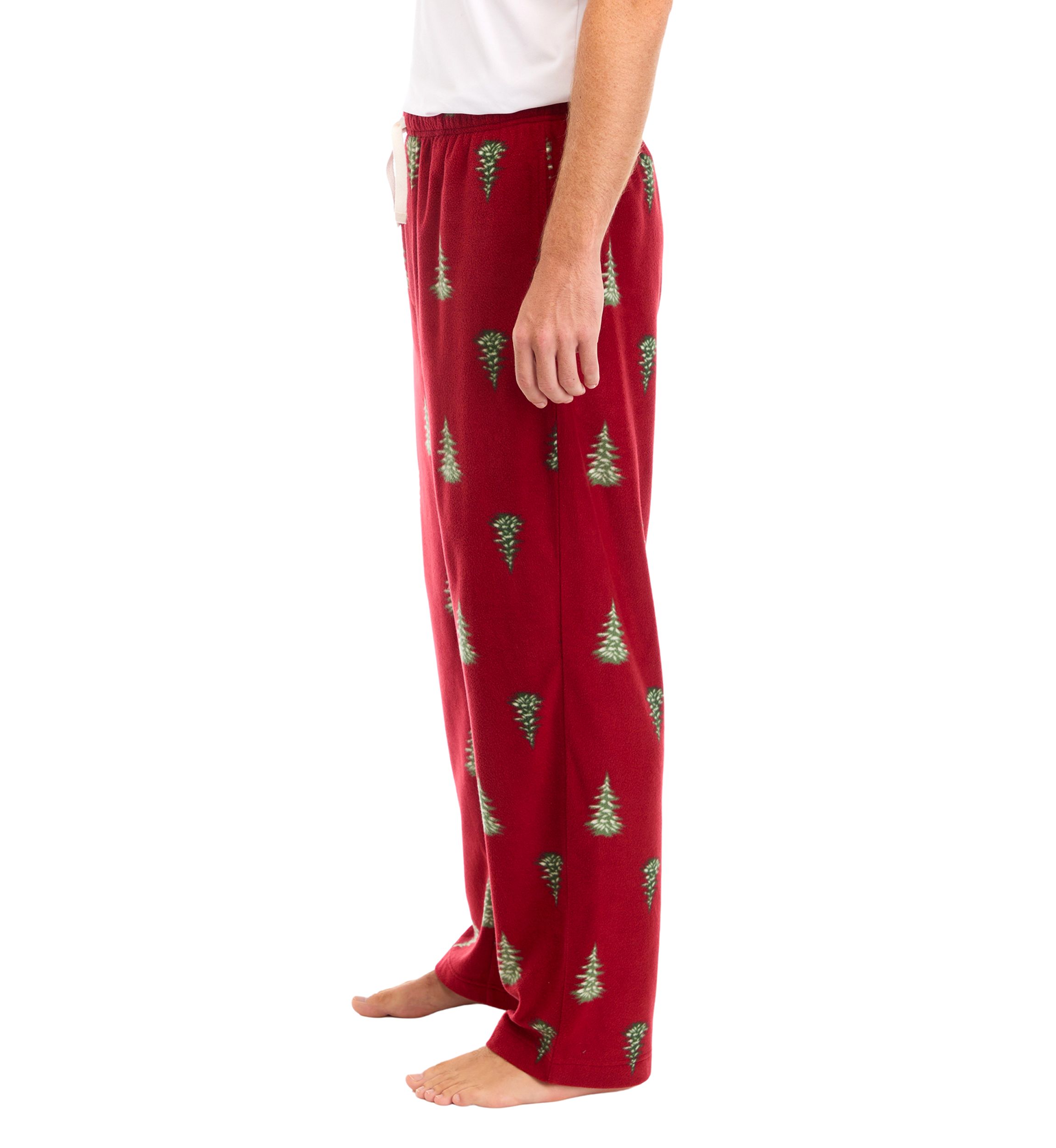 Tree Printed Microfleece Pants