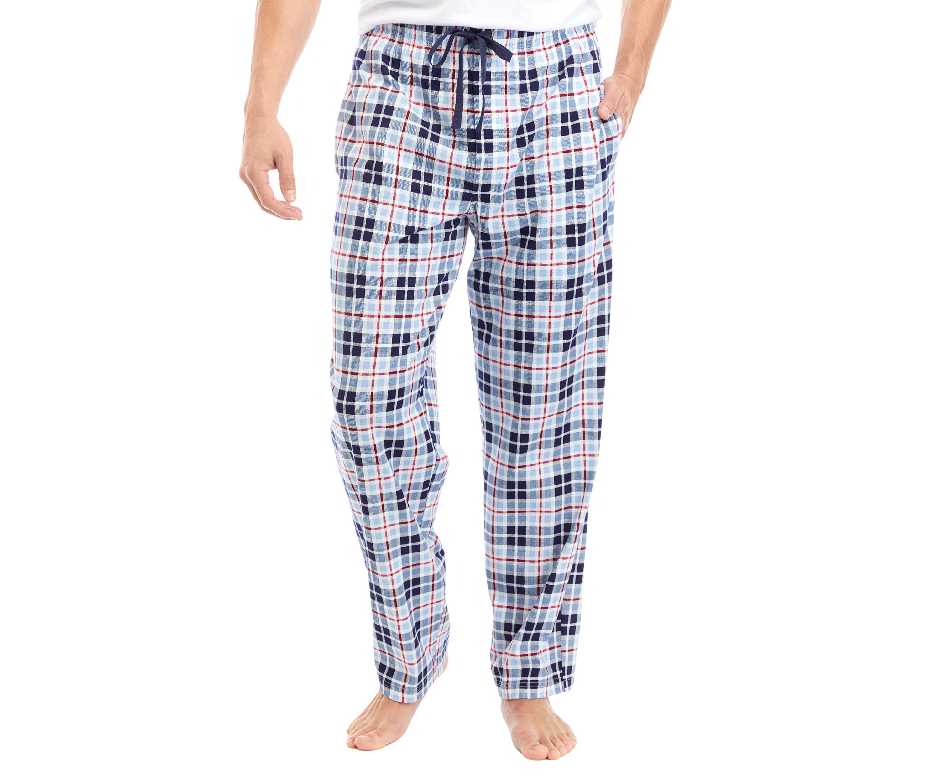 Plaid Knit Lounge Pants