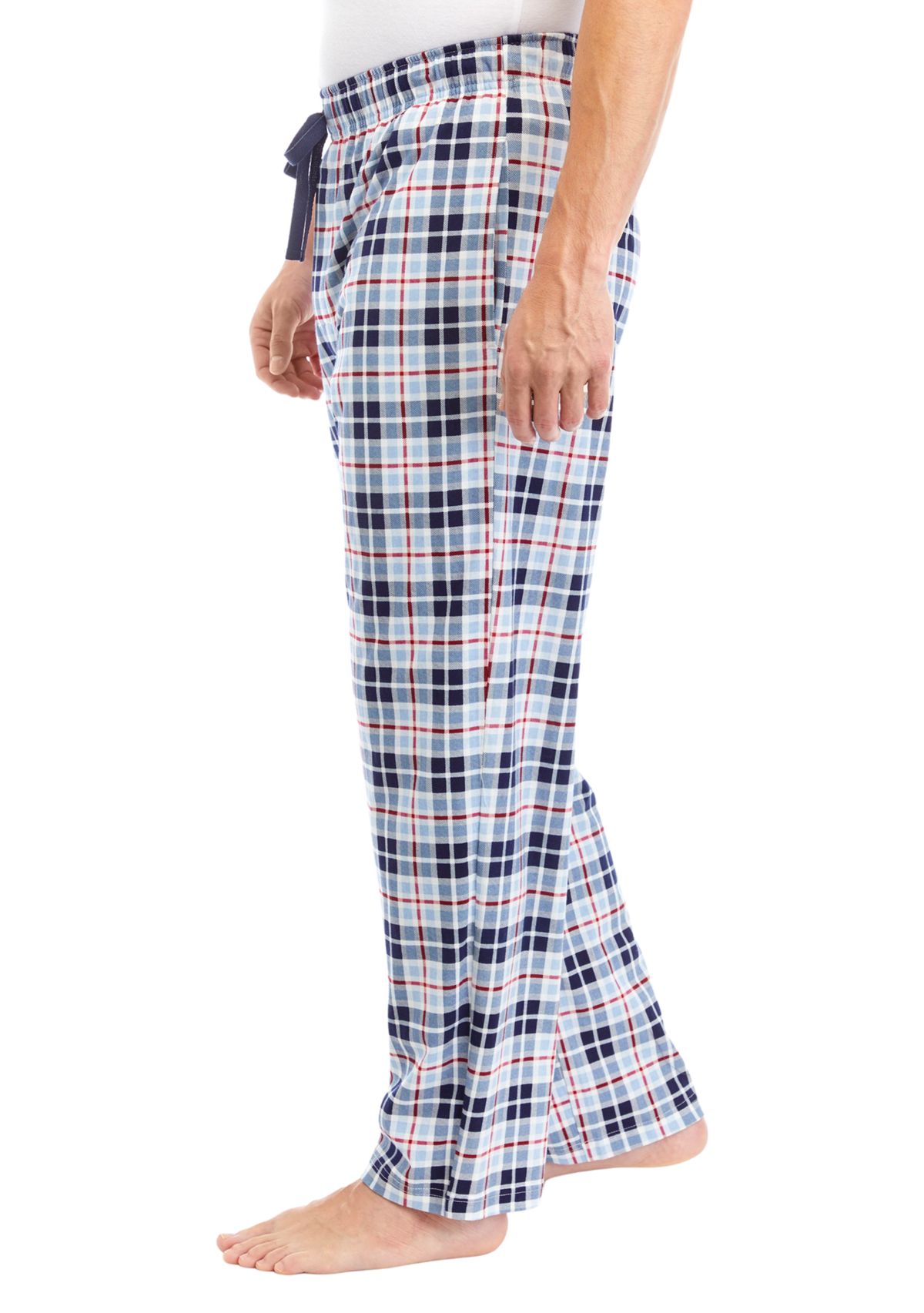 Plaid Knit Lounge Pants