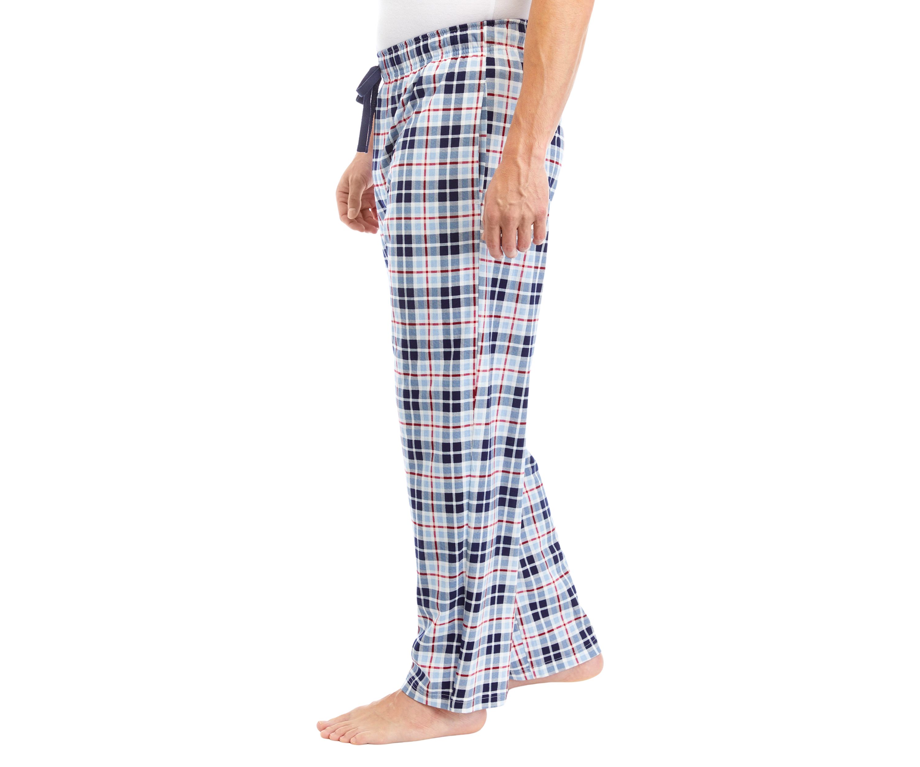Plaid Knit Lounge Pants