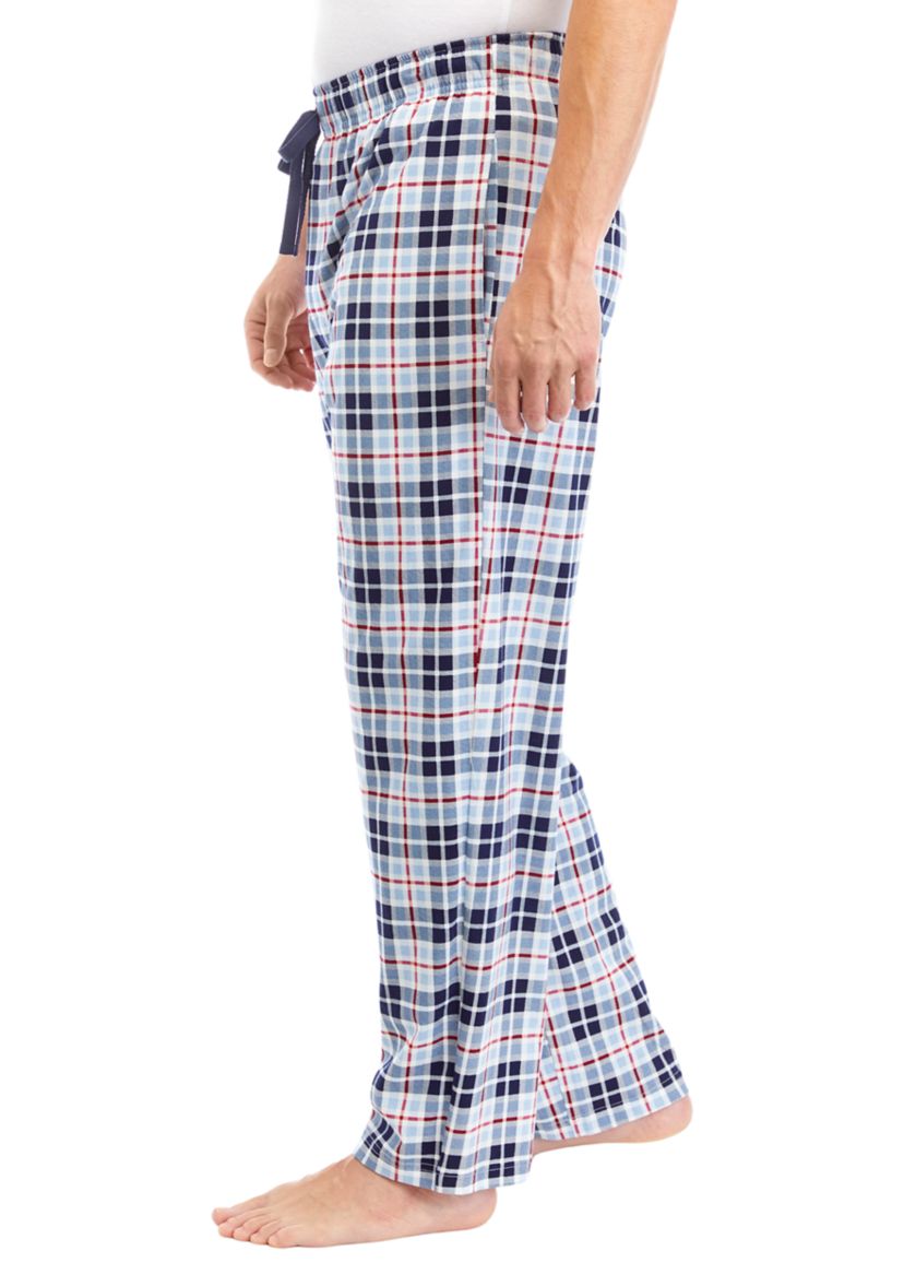 Plaid Knit Lounge Pants