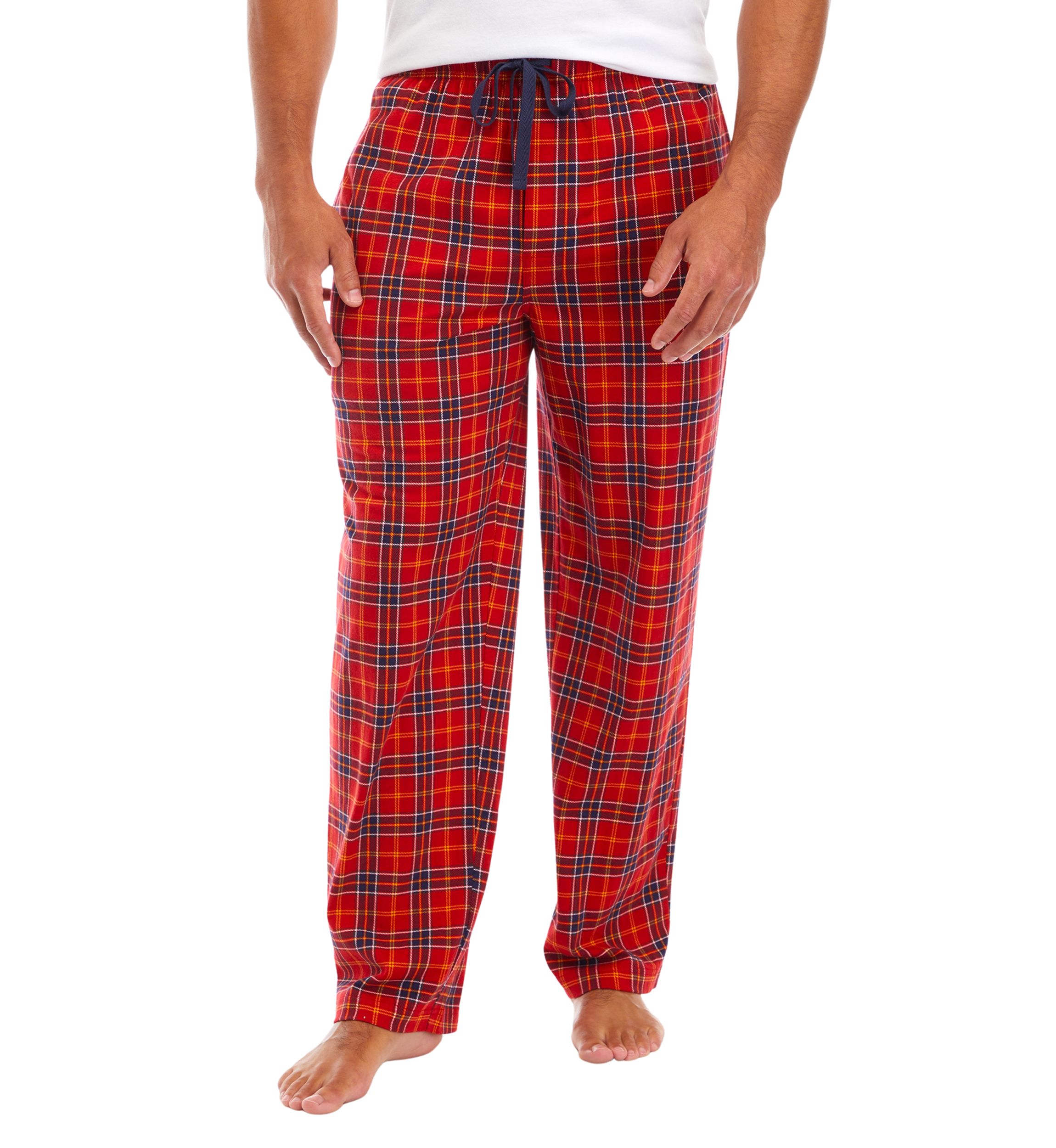 Plaid Printed Knit Pajama Pants