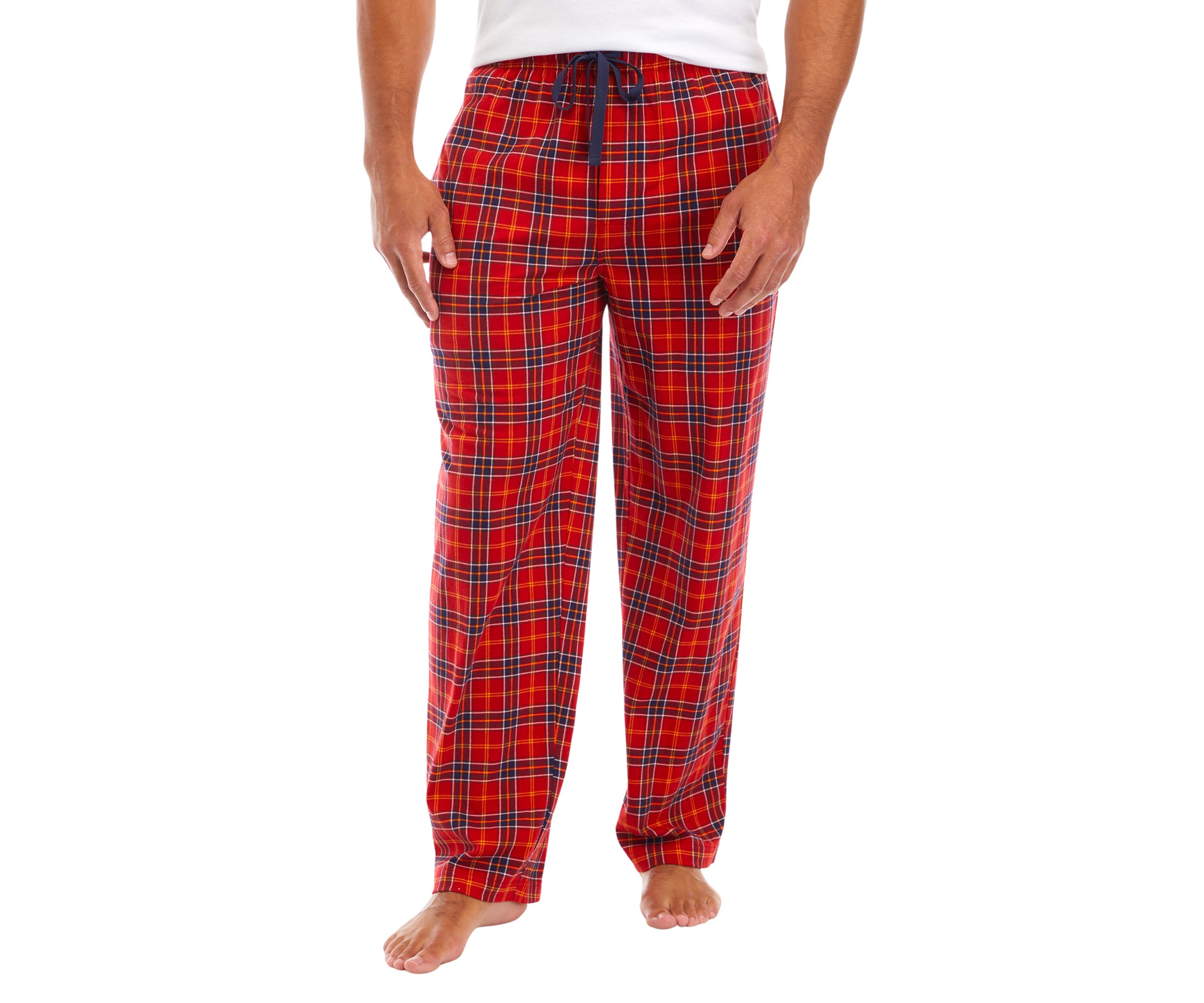 Plaid Printed Knit Pajama Pants