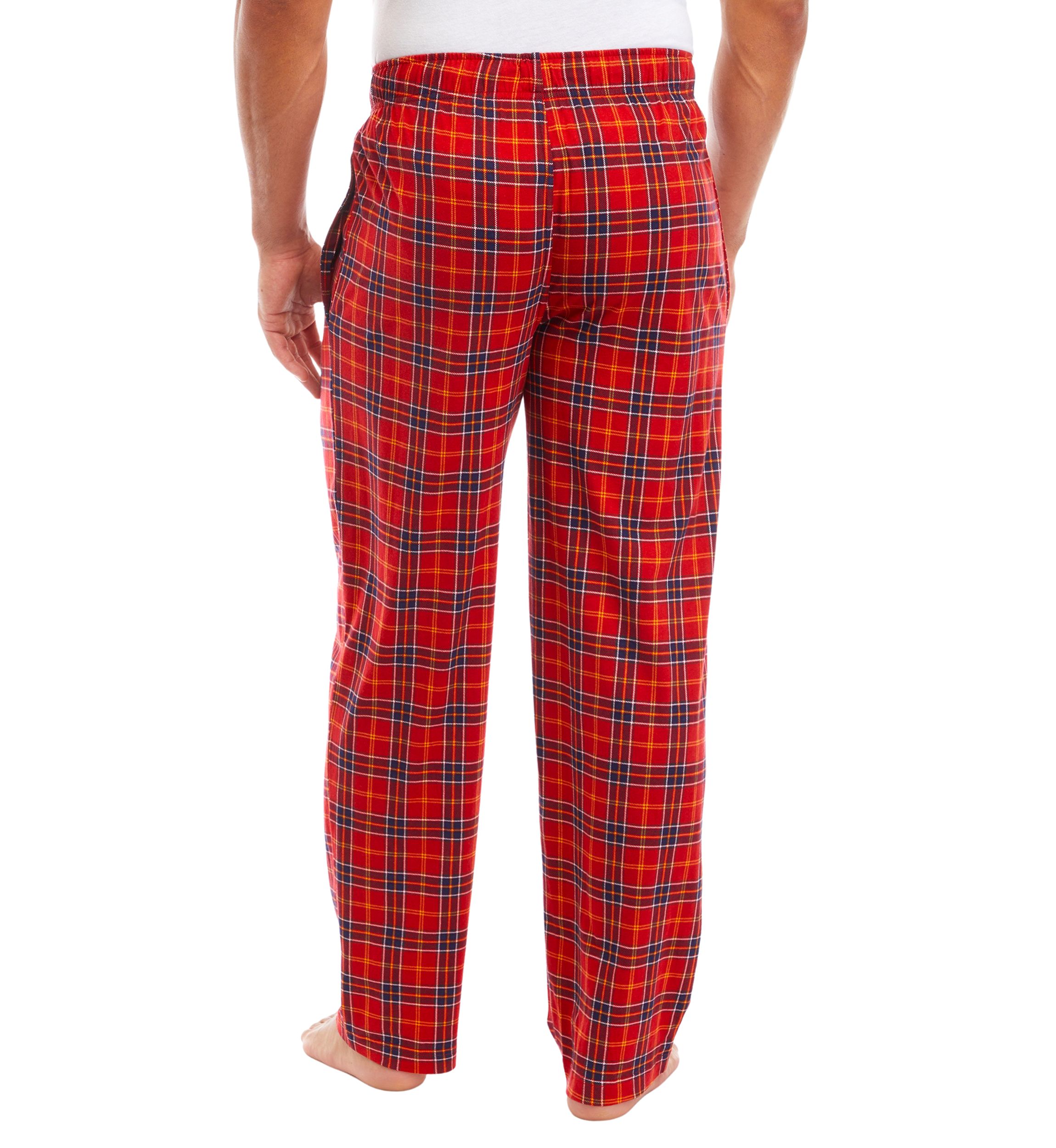 Plaid Printed Knit Pajama Pants