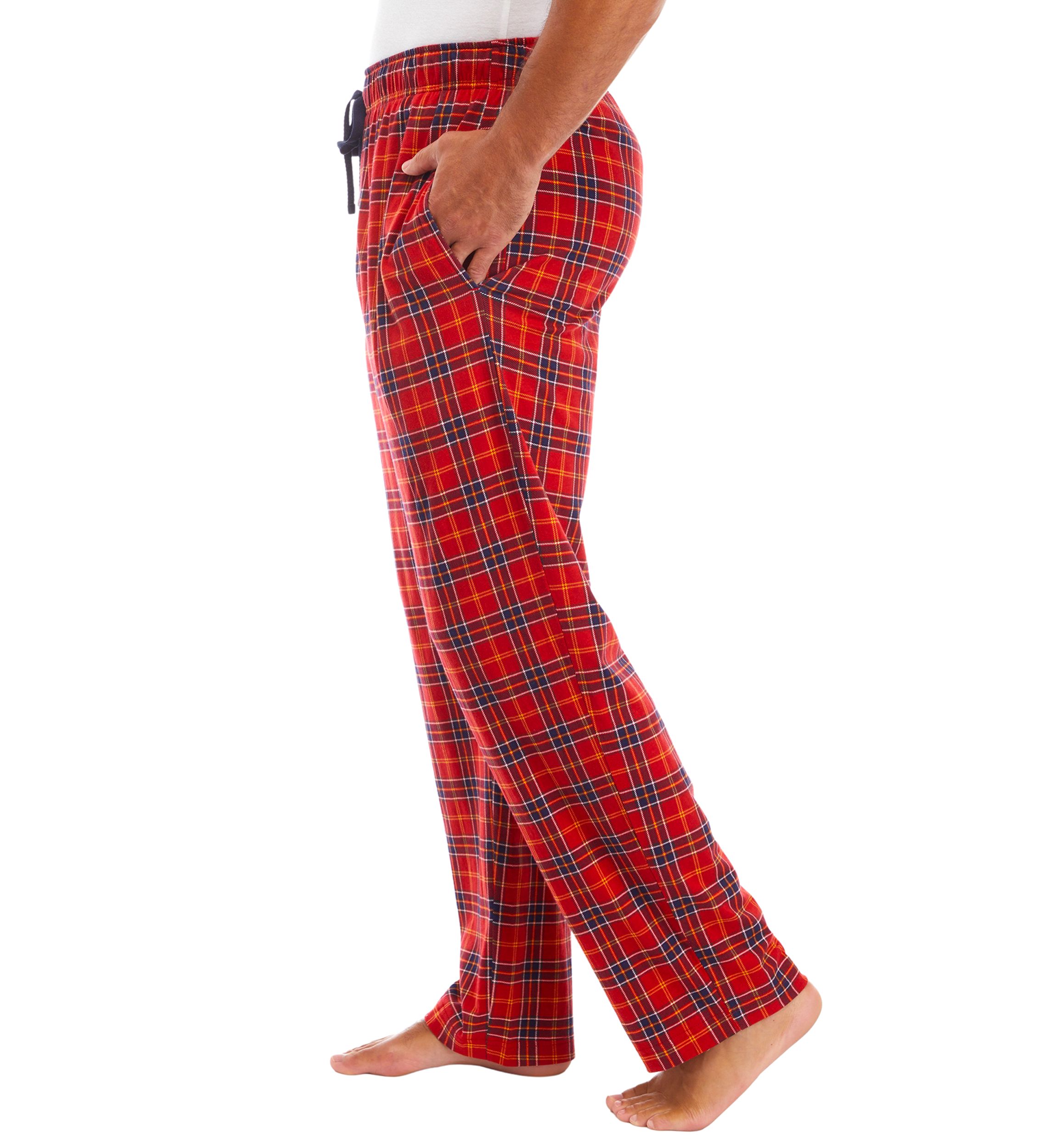Plaid Printed Knit Pajama Pants
