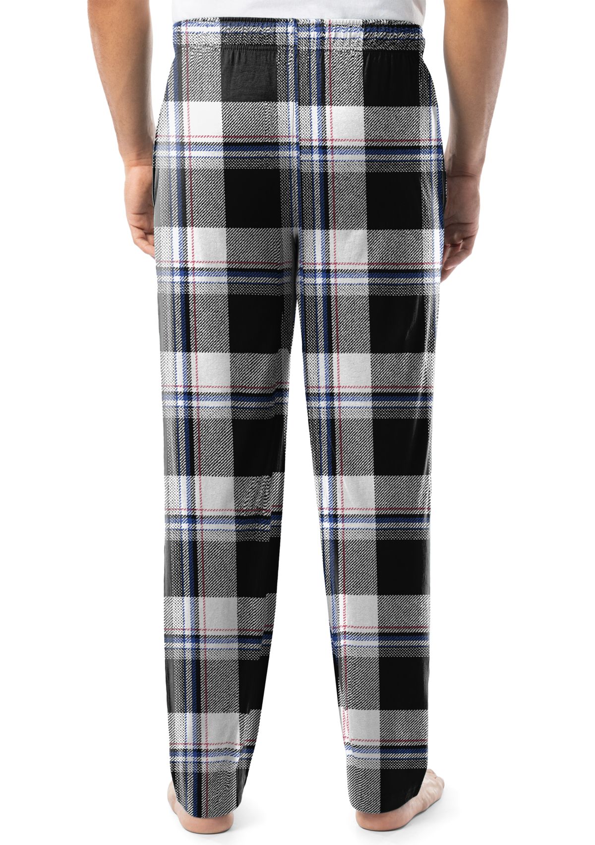 Mens Jersey Plaid Sleep Pants