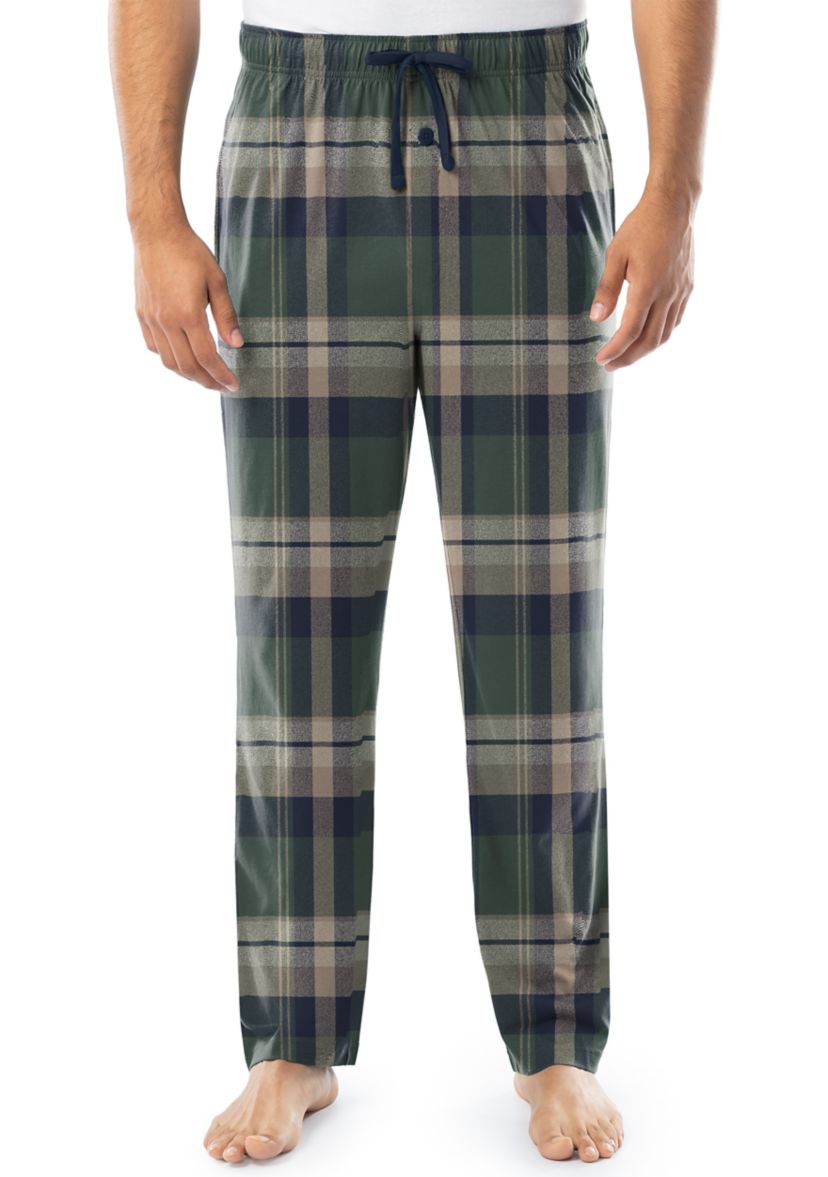 Jersey Plaid Sleep Pants 