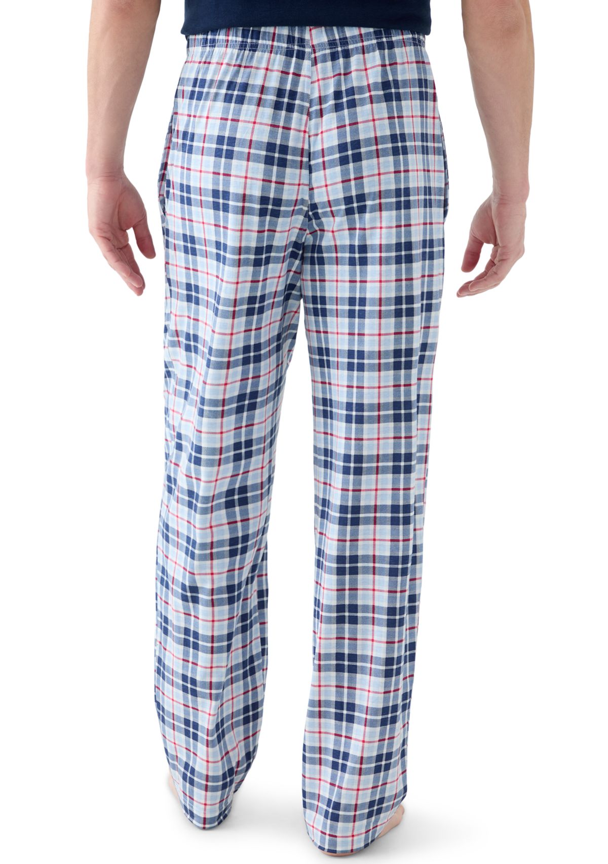 Mens Plaid Jersey Sleep Pants