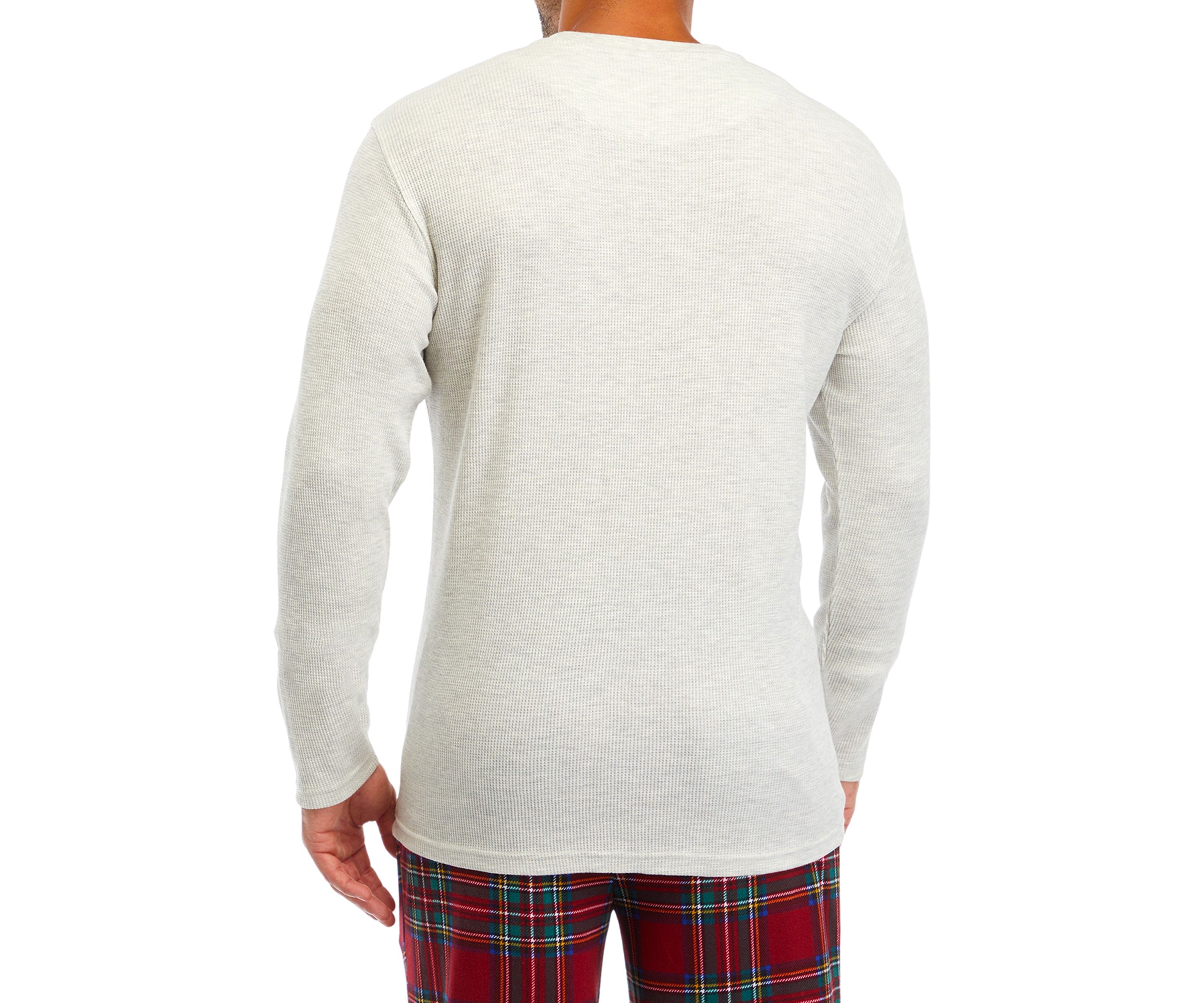 	  Waffle Pajama Shirt 