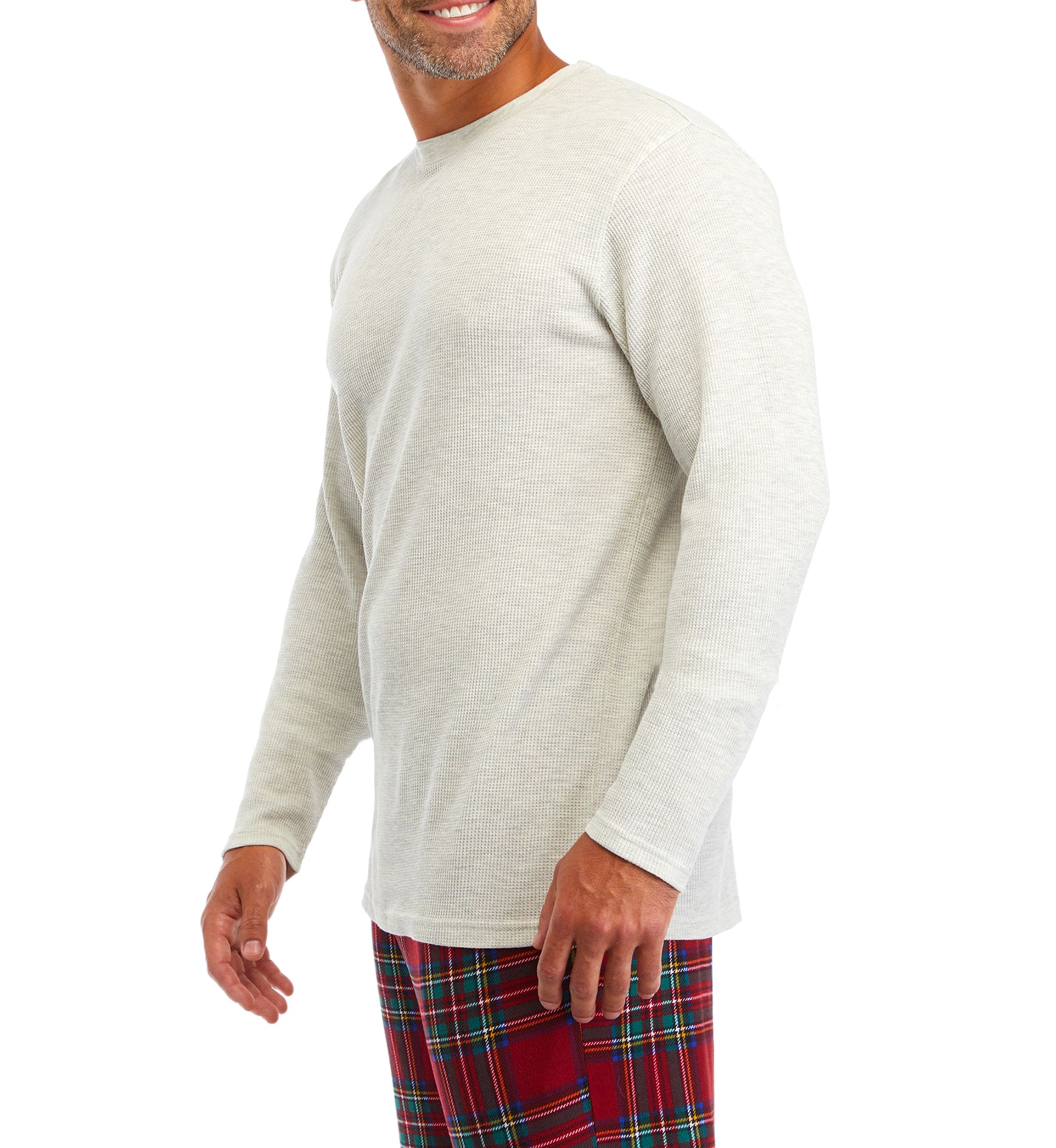 	  Waffle Pajama Shirt 