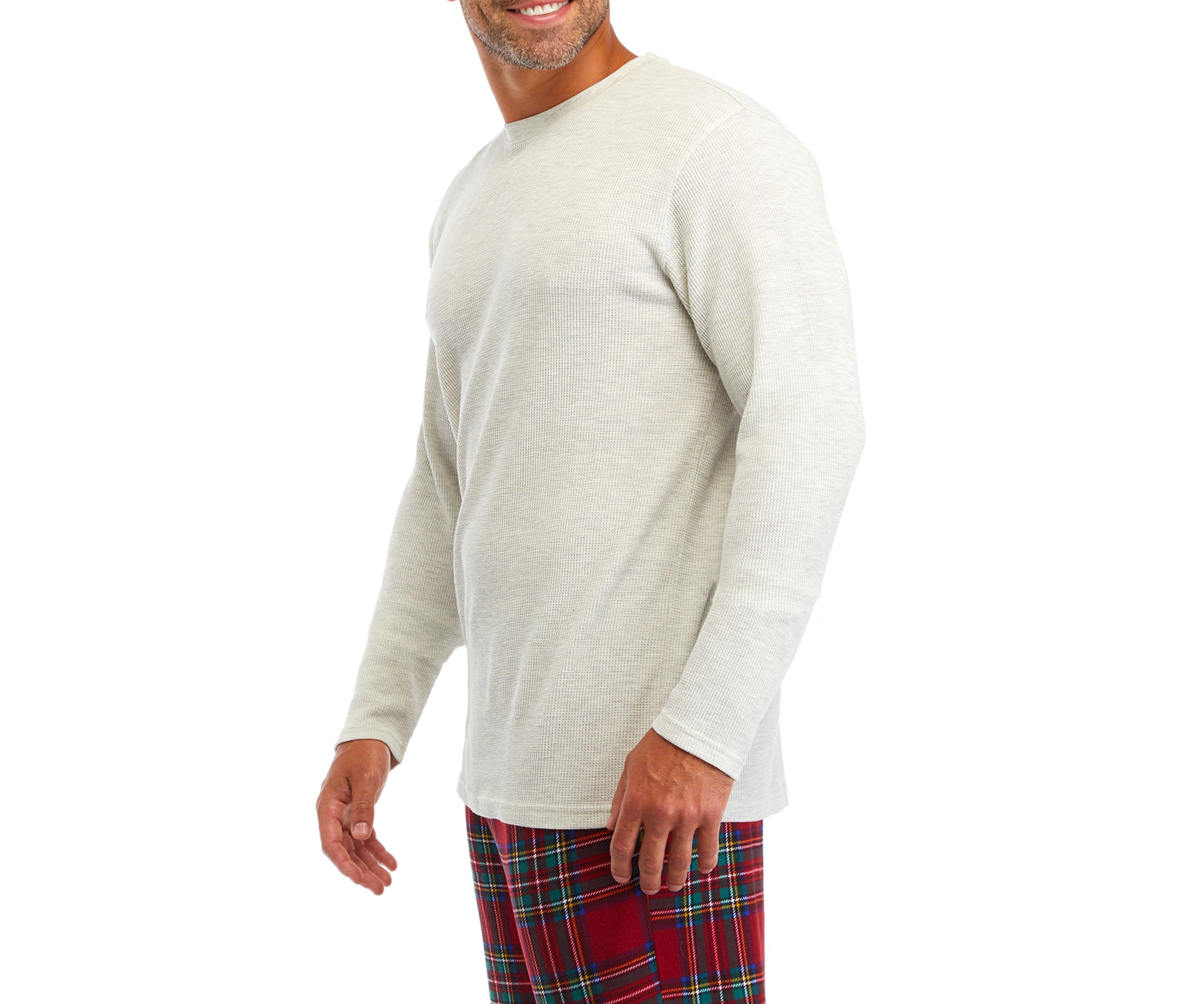 	  Waffle Pajama Shirt 