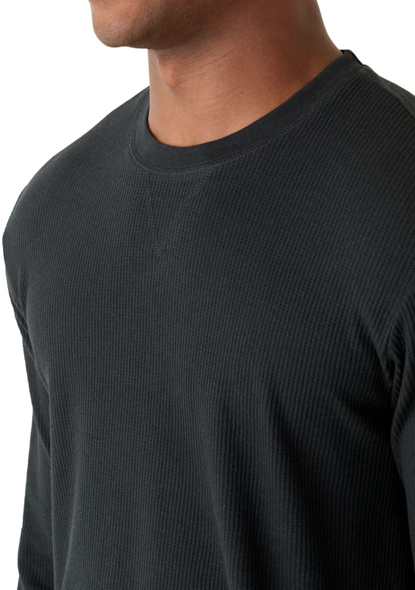 Mens Waffle Crewneck