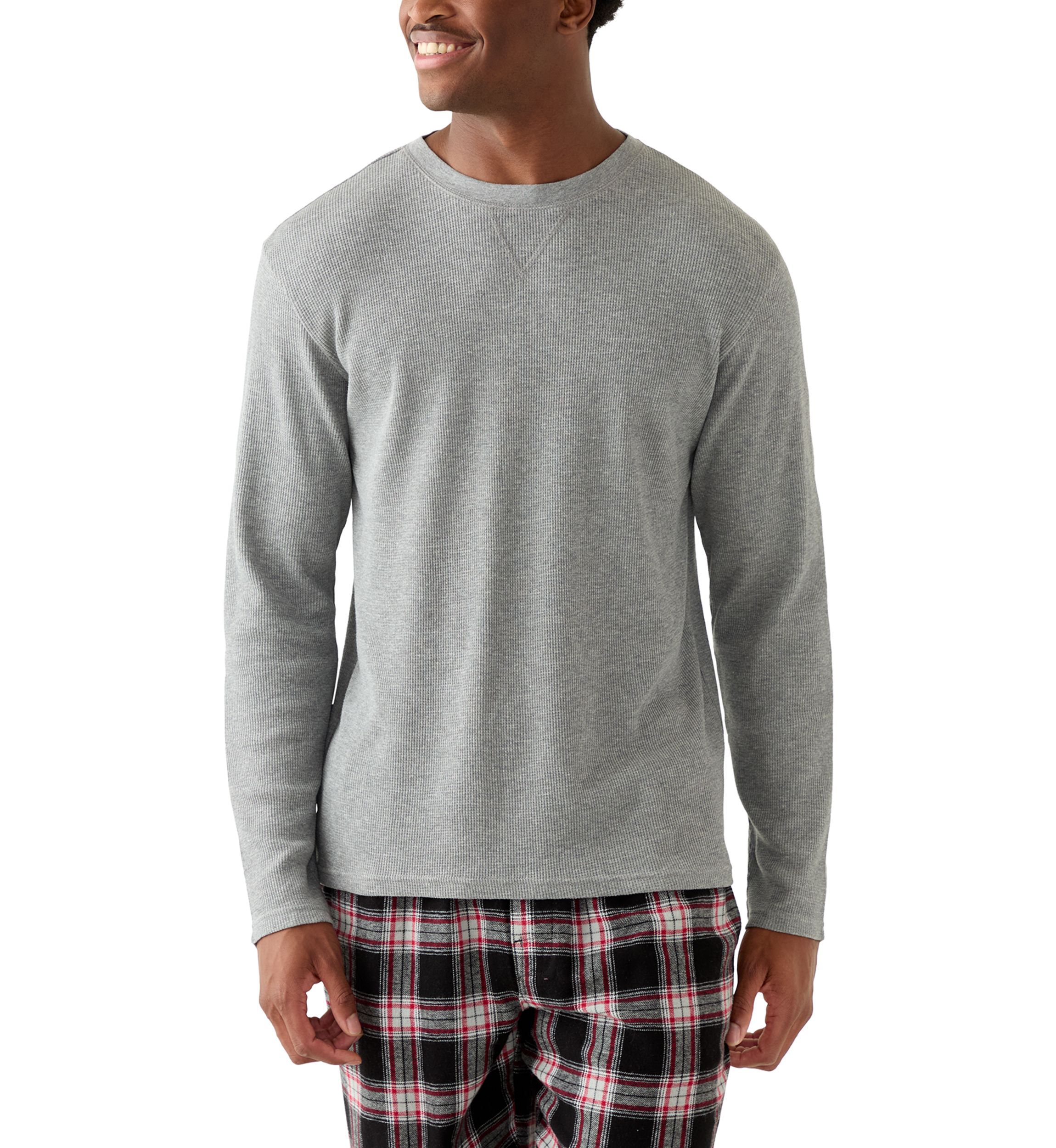 Mens Waffle Crewneck