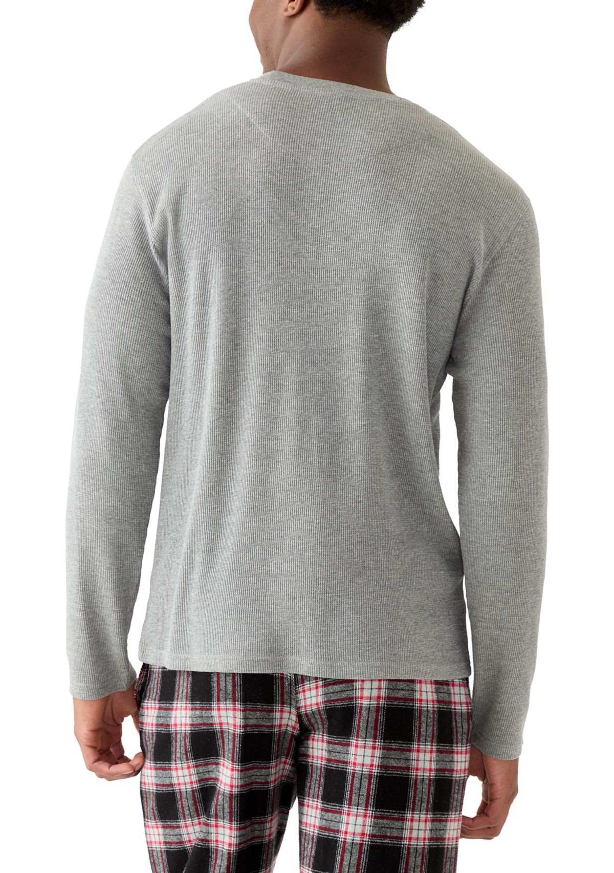Mens Waffle Crewneck