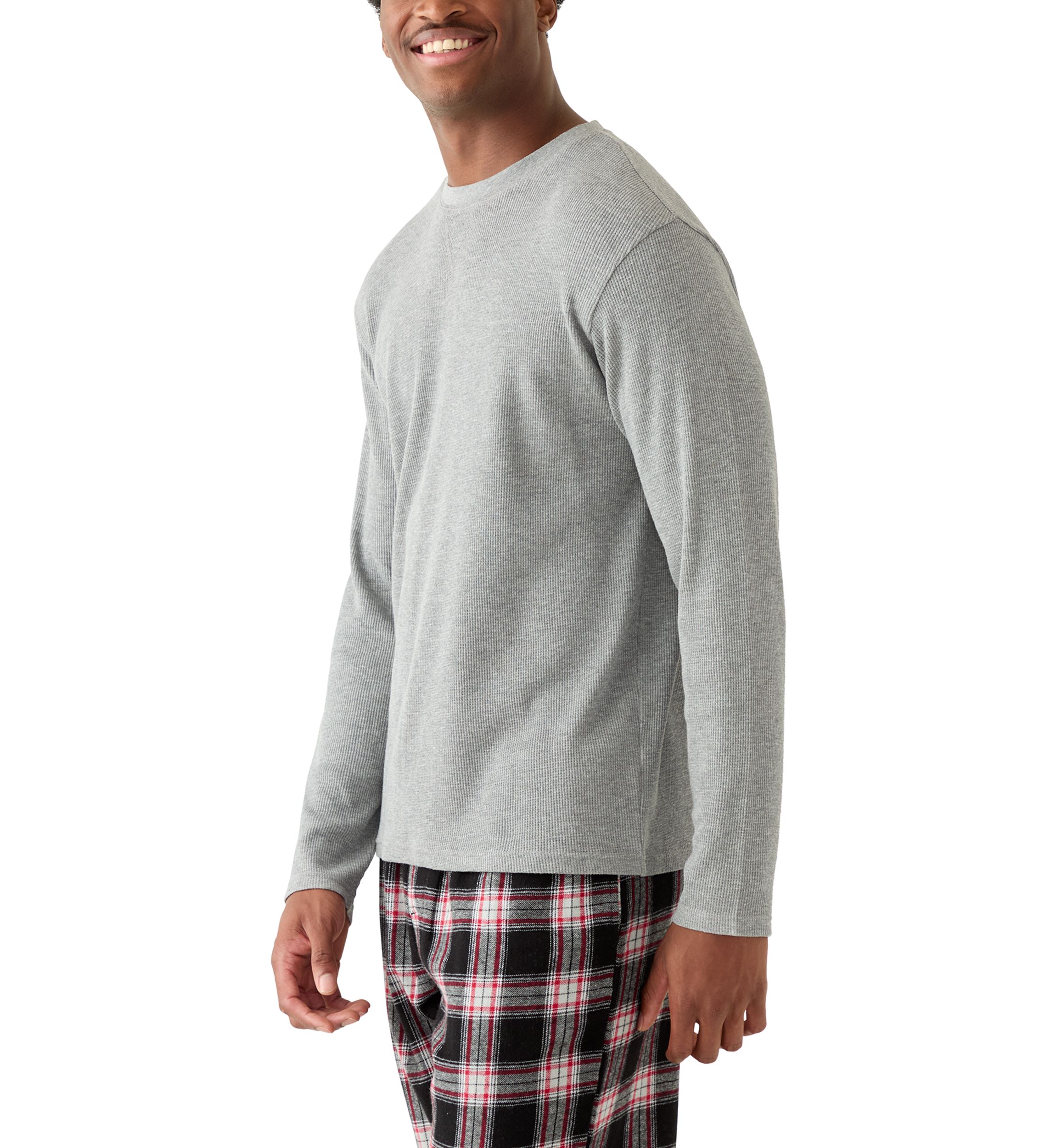 Mens Waffle Crewneck