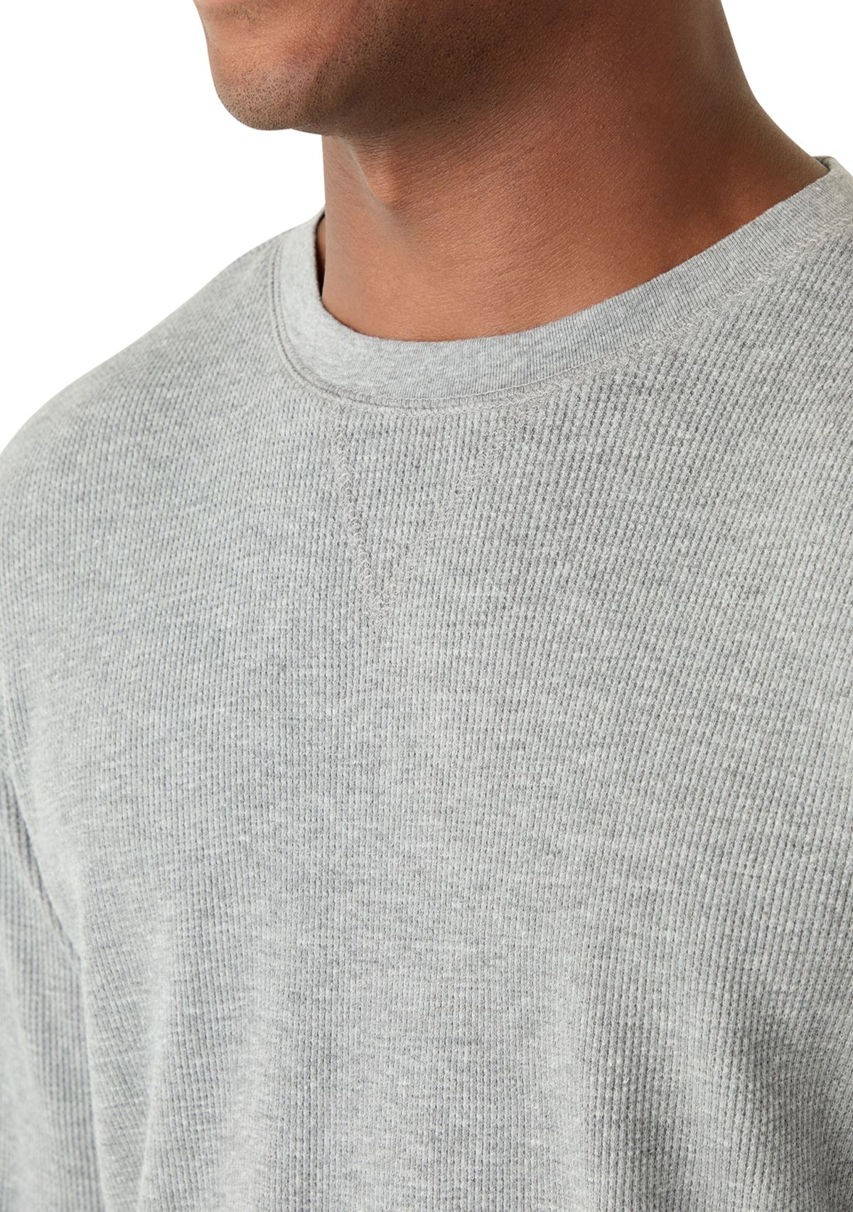 Mens Waffle Crewneck