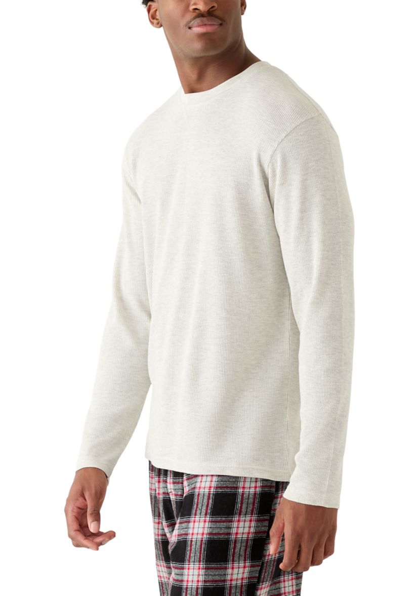 Mens Waffle Crewneck