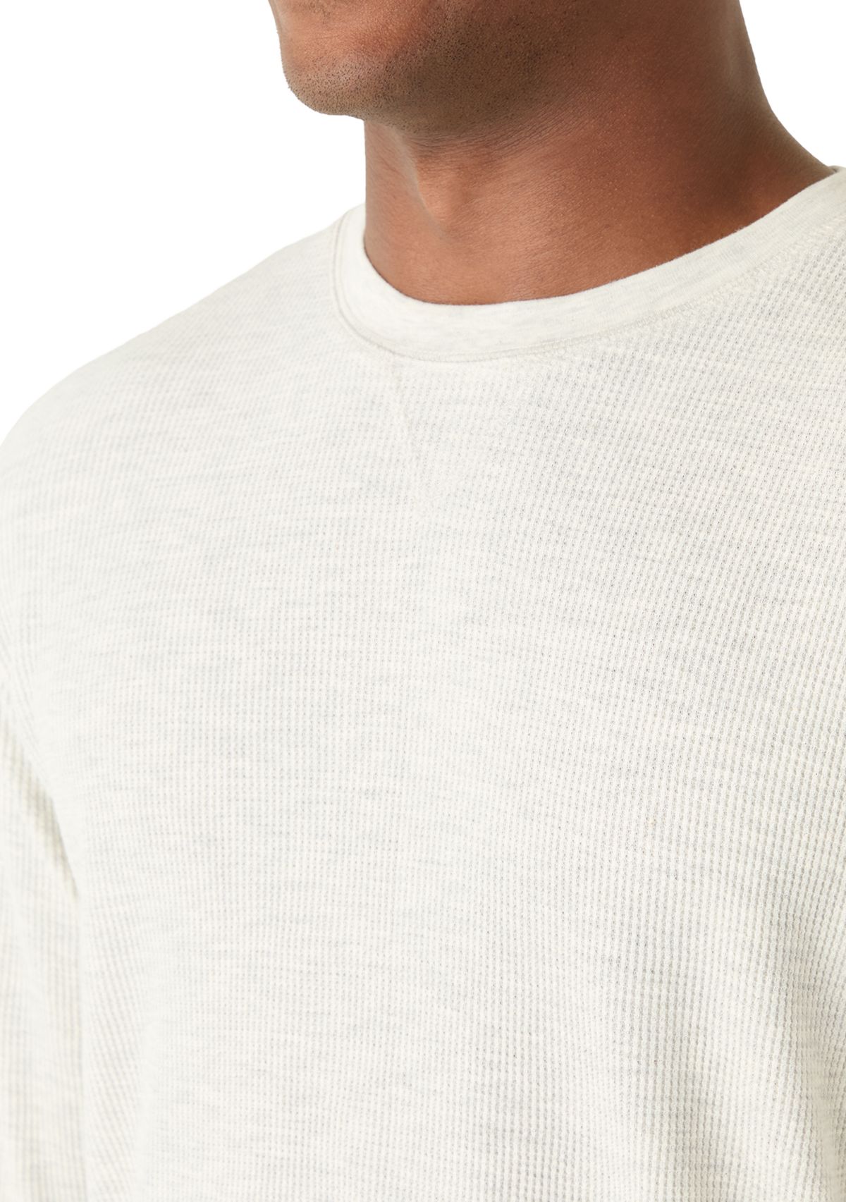 Mens Waffle Crewneck