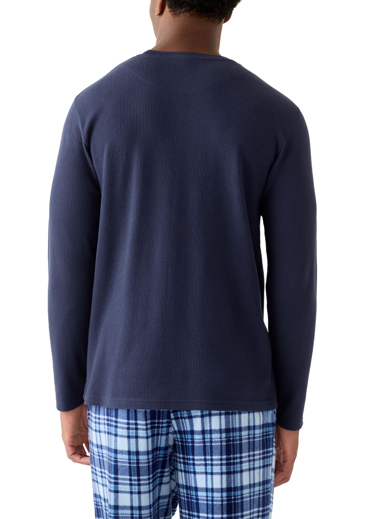 Mens Waffle Crewneck