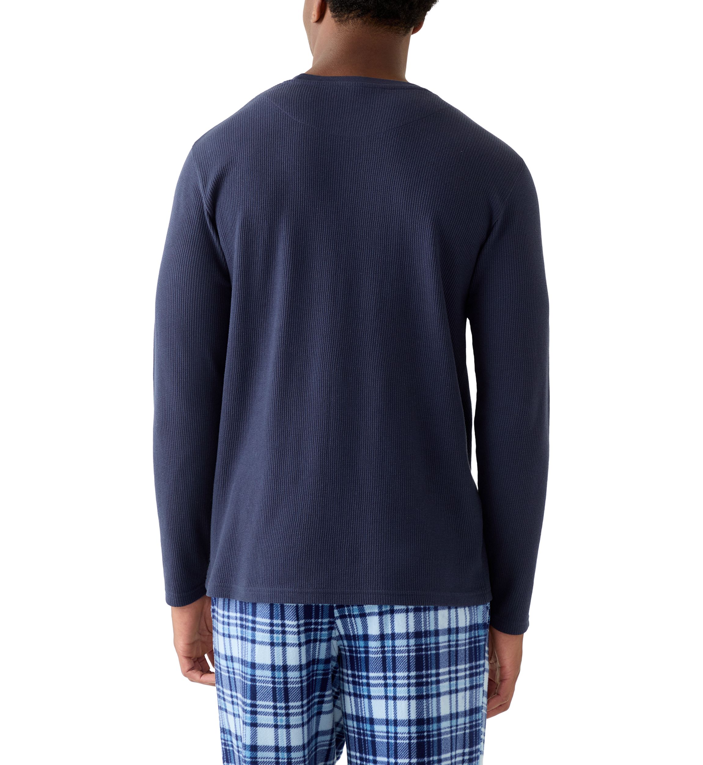 Mens Waffle Crewneck