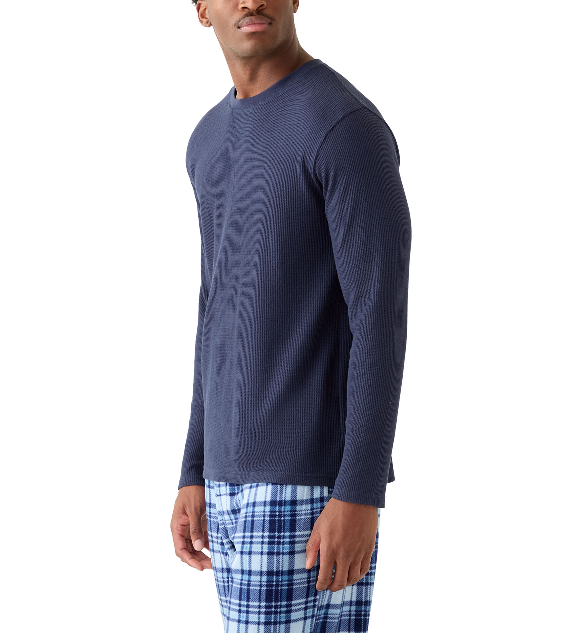 Mens Waffle Crewneck