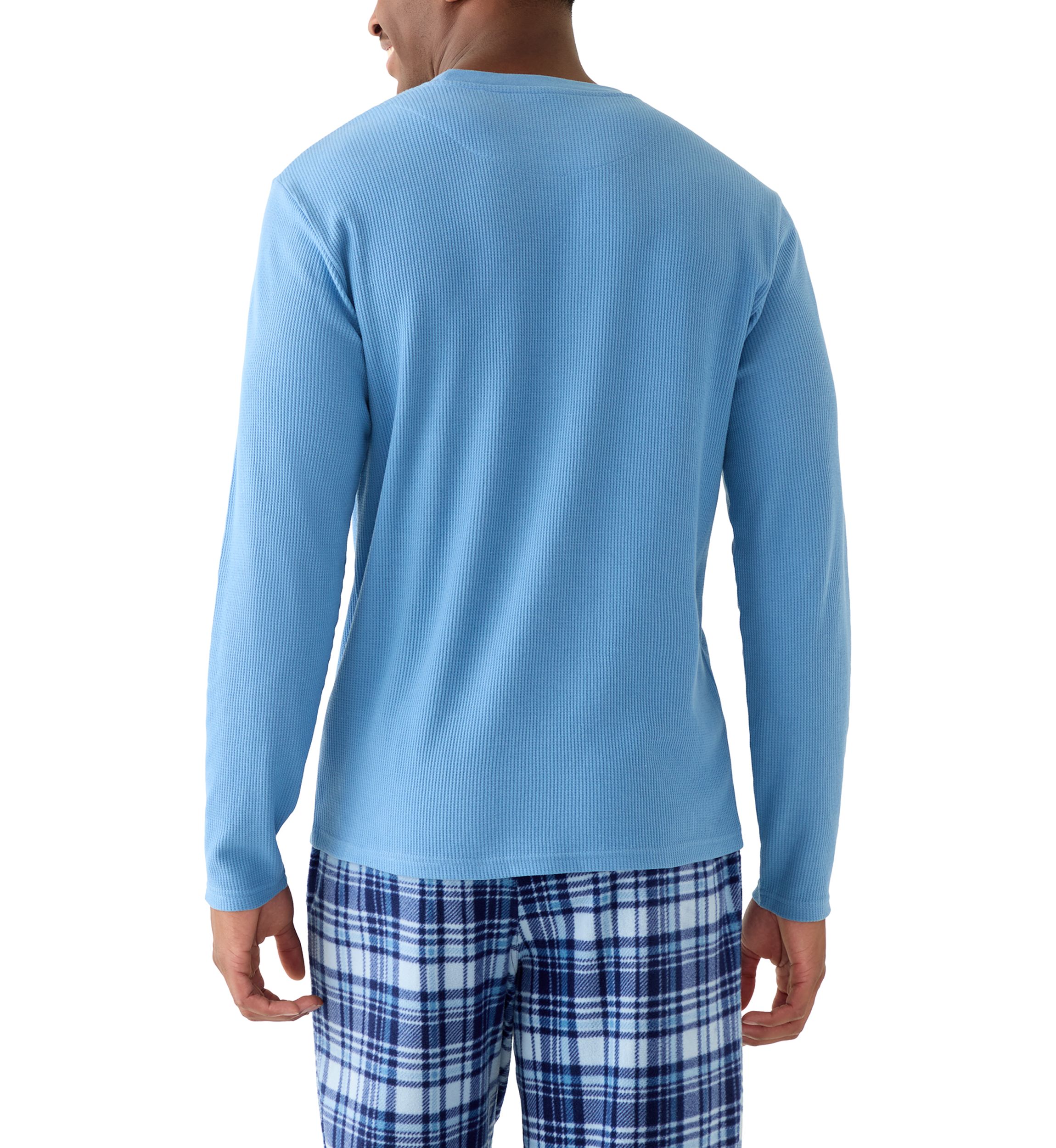 Mens Waffle Crew Neck