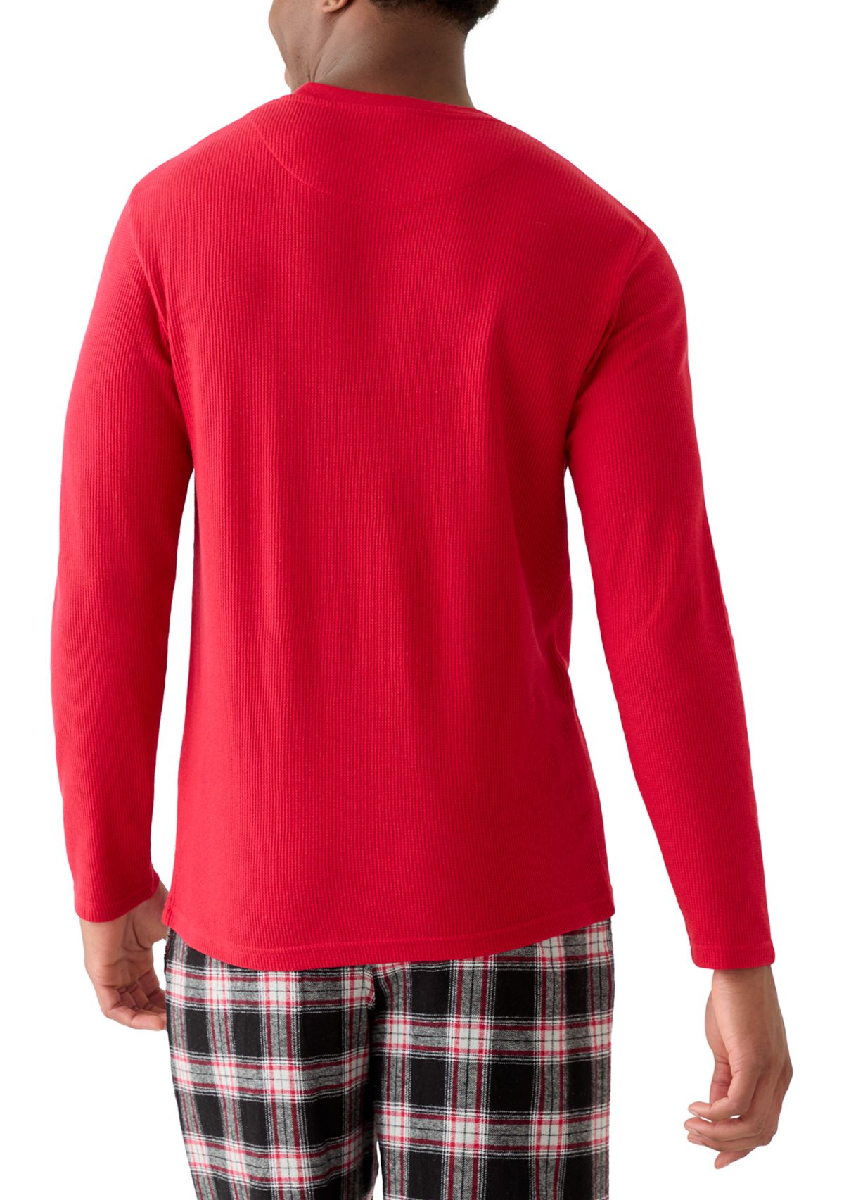 Mens Waffle Crewneck