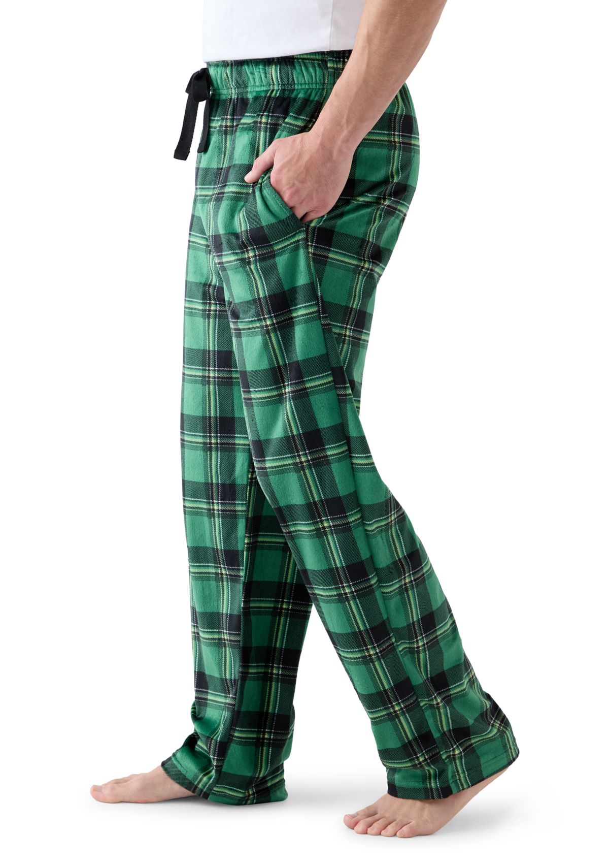 Mens Fleece Lite Touch Sleep Pants