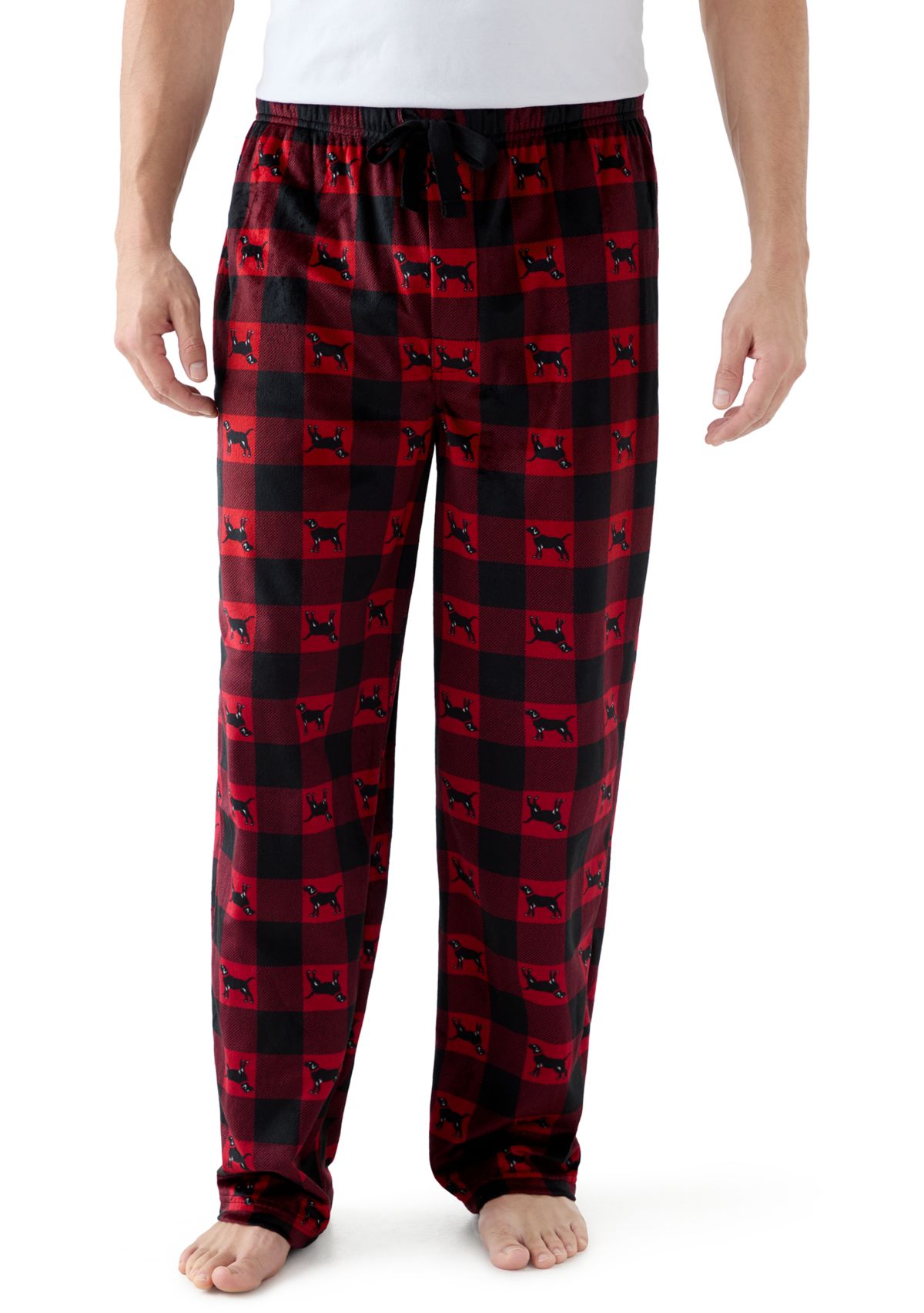 Mens Lite Touch Fleece Sleep Pants