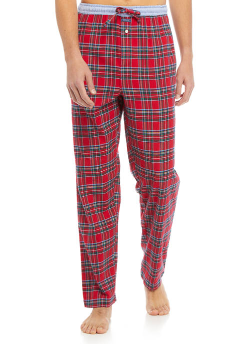 Crown & Ivy™ Plaid Flannel Pajama Pants | belk