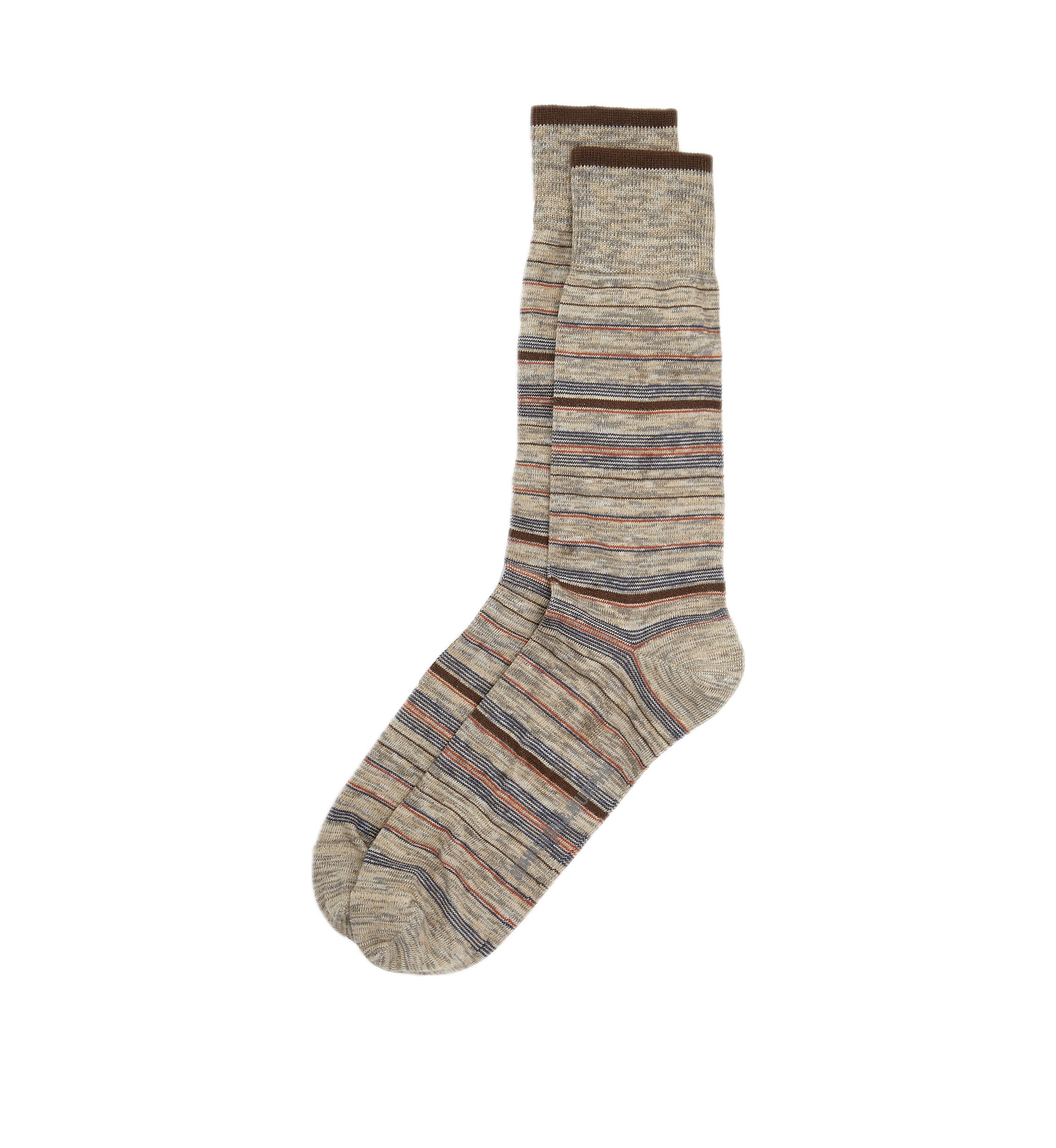 Heather Striped Socks 