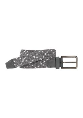 Woven Stretch-Knit Belt