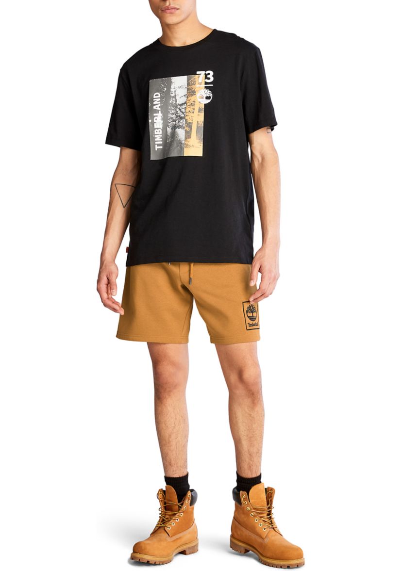 Mens Stack Logo Sweat Shorts