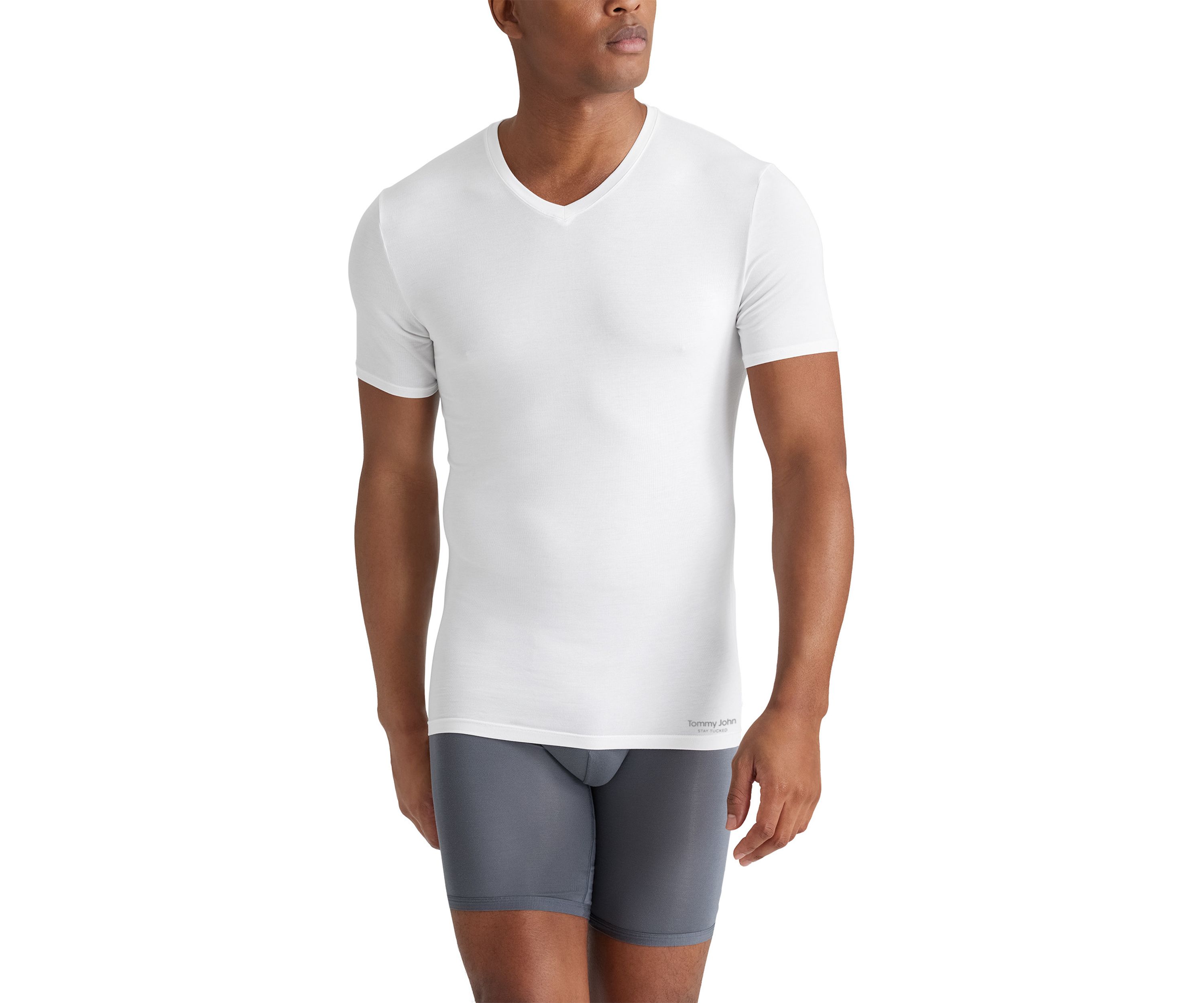 3-Pack of V-Neck Stay Tucked Shirts