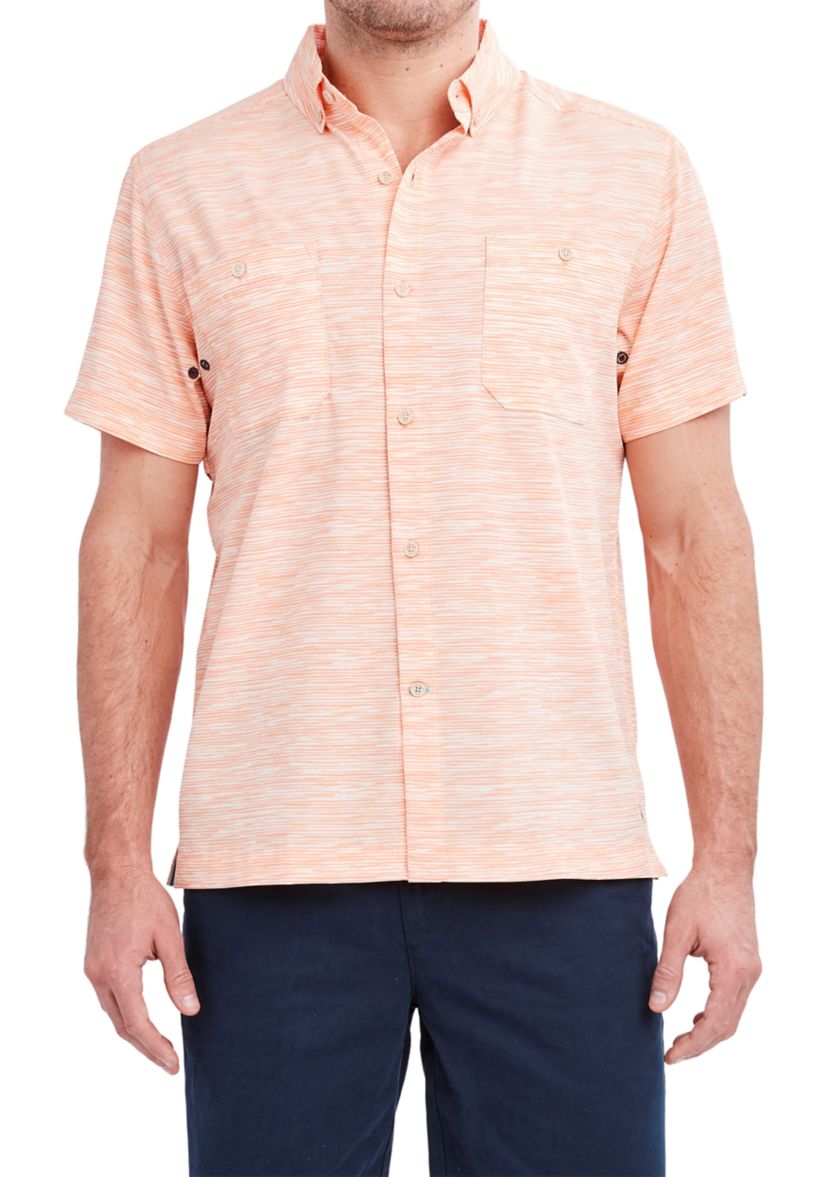 Mens Short Sleeve Fishing Shirt 