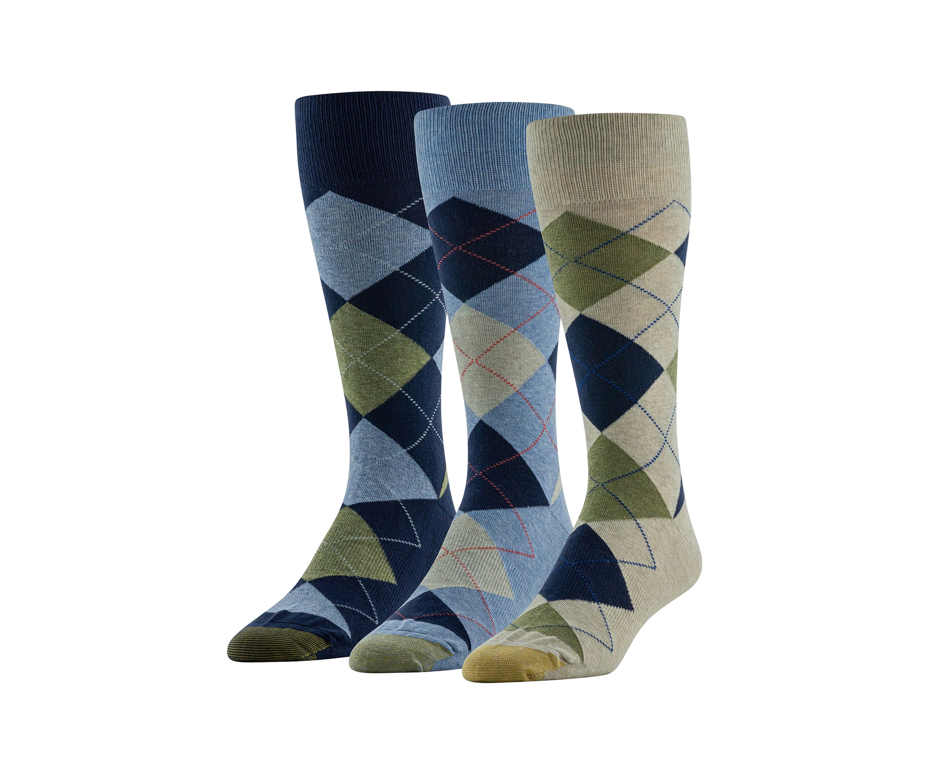 Argyle Mixed Pattern Socks