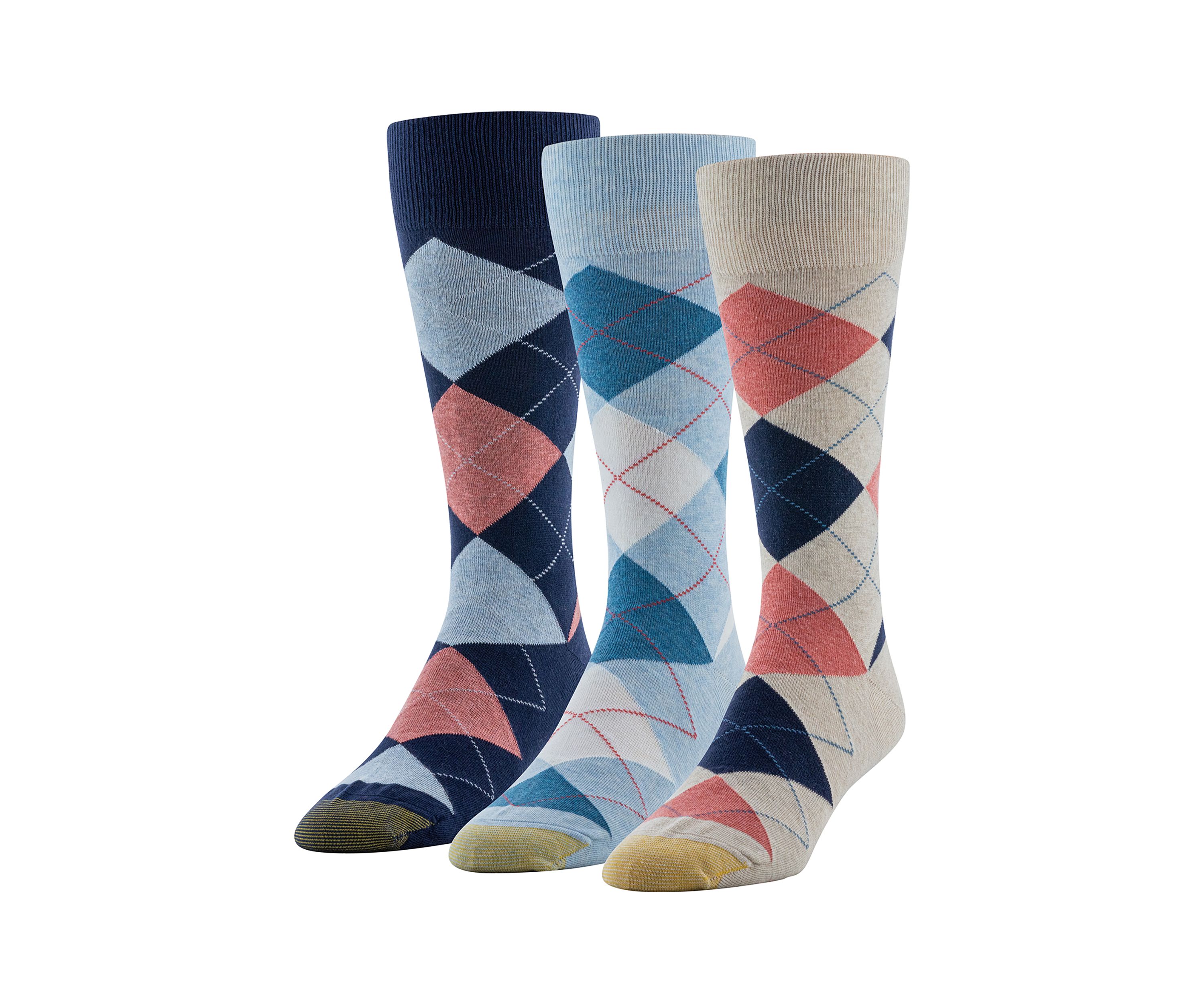 Set of 3 Printed Crew Socks 