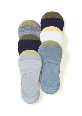 Gold Toe Men's Eastport Invisible Socks - 6 Pack, 10 - 13