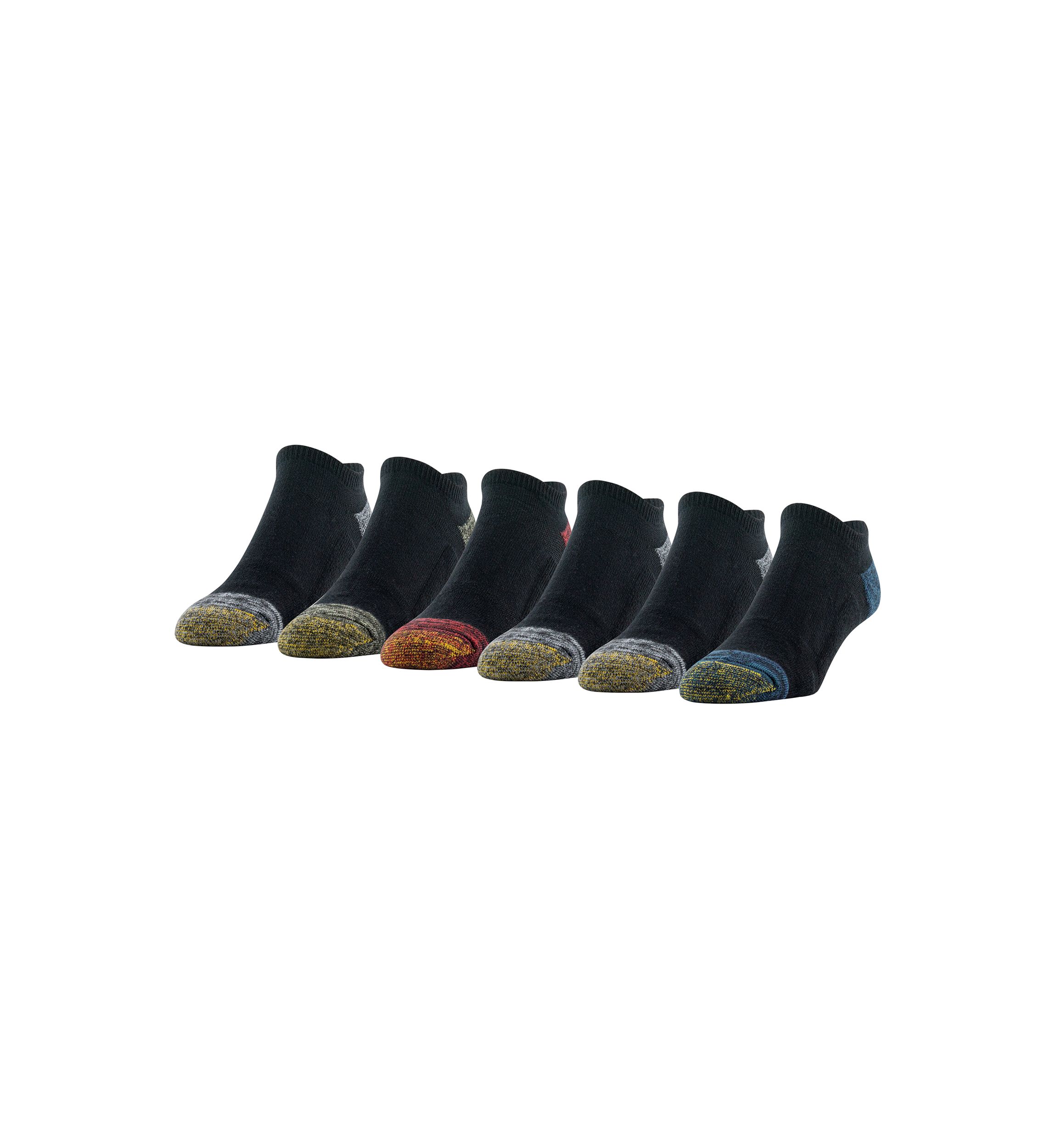 Fit Tec Cushion No Show Socks - 6 Pack