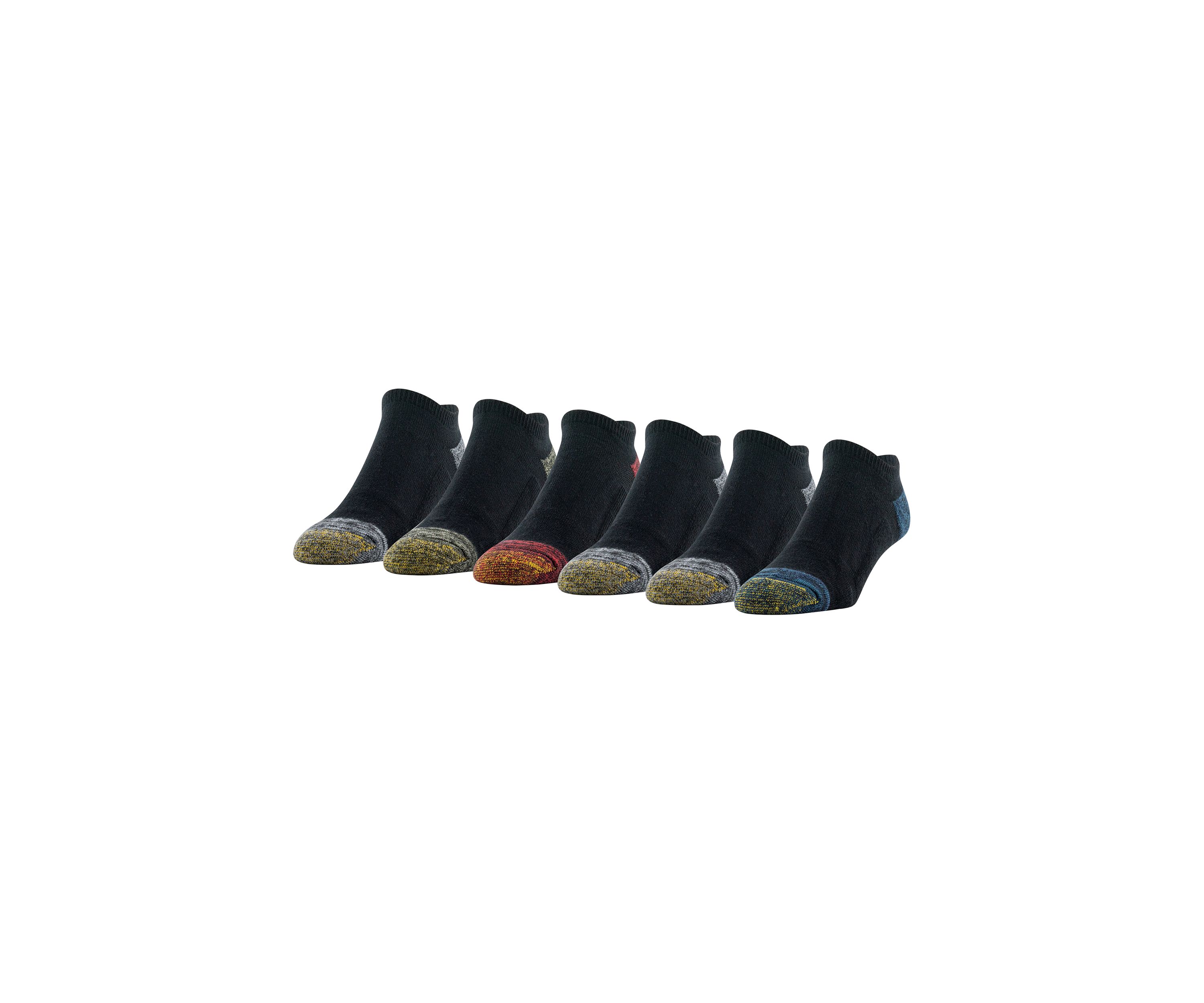 Fit Tec Cushion No Show Socks - 6 Pack