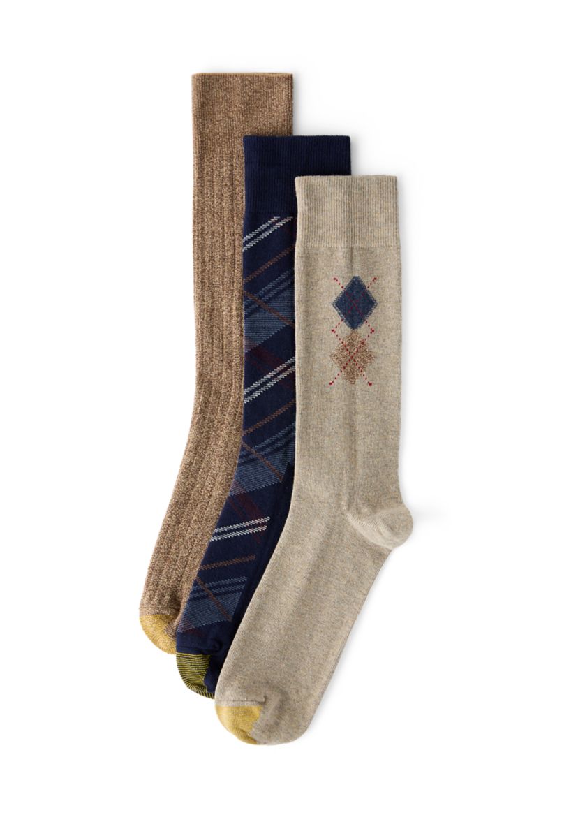slim fit dress slacks Gold-Toe Striped Dress Socks main image 1