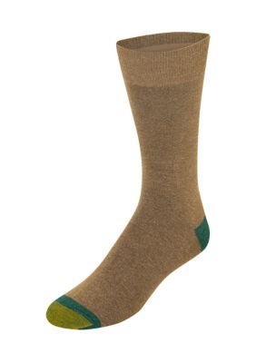 Gold Toe Men's 3-Pack Holiday Plaid Crew Socks, 10 - 13