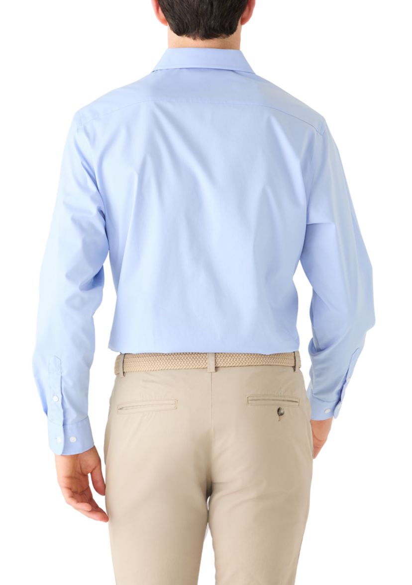 princess polly baby blue dress Haggar® Men's Premium Cotton Comfort Classic Fit Dress Shirt
