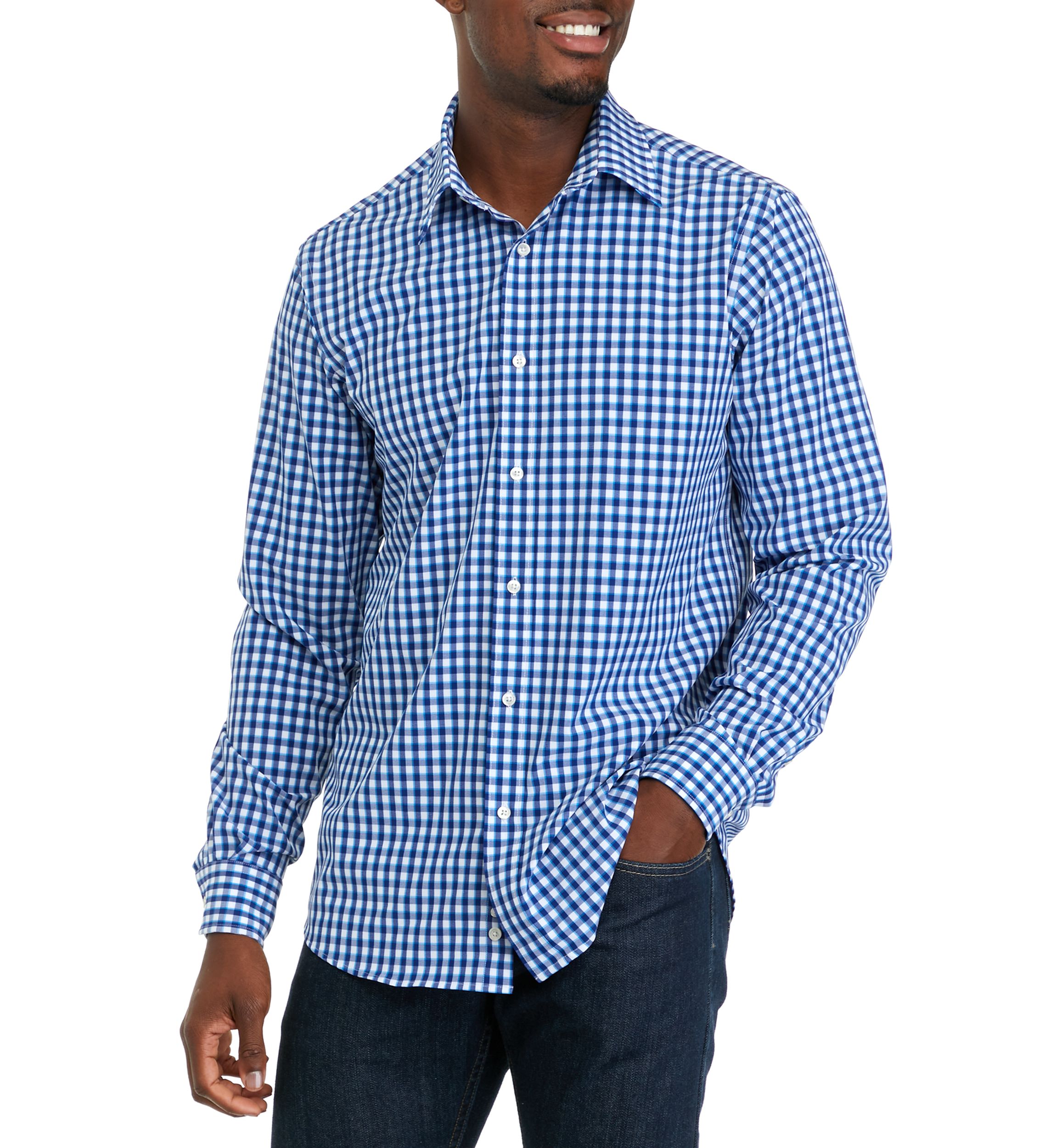 Mens Button Down Dress Shirt