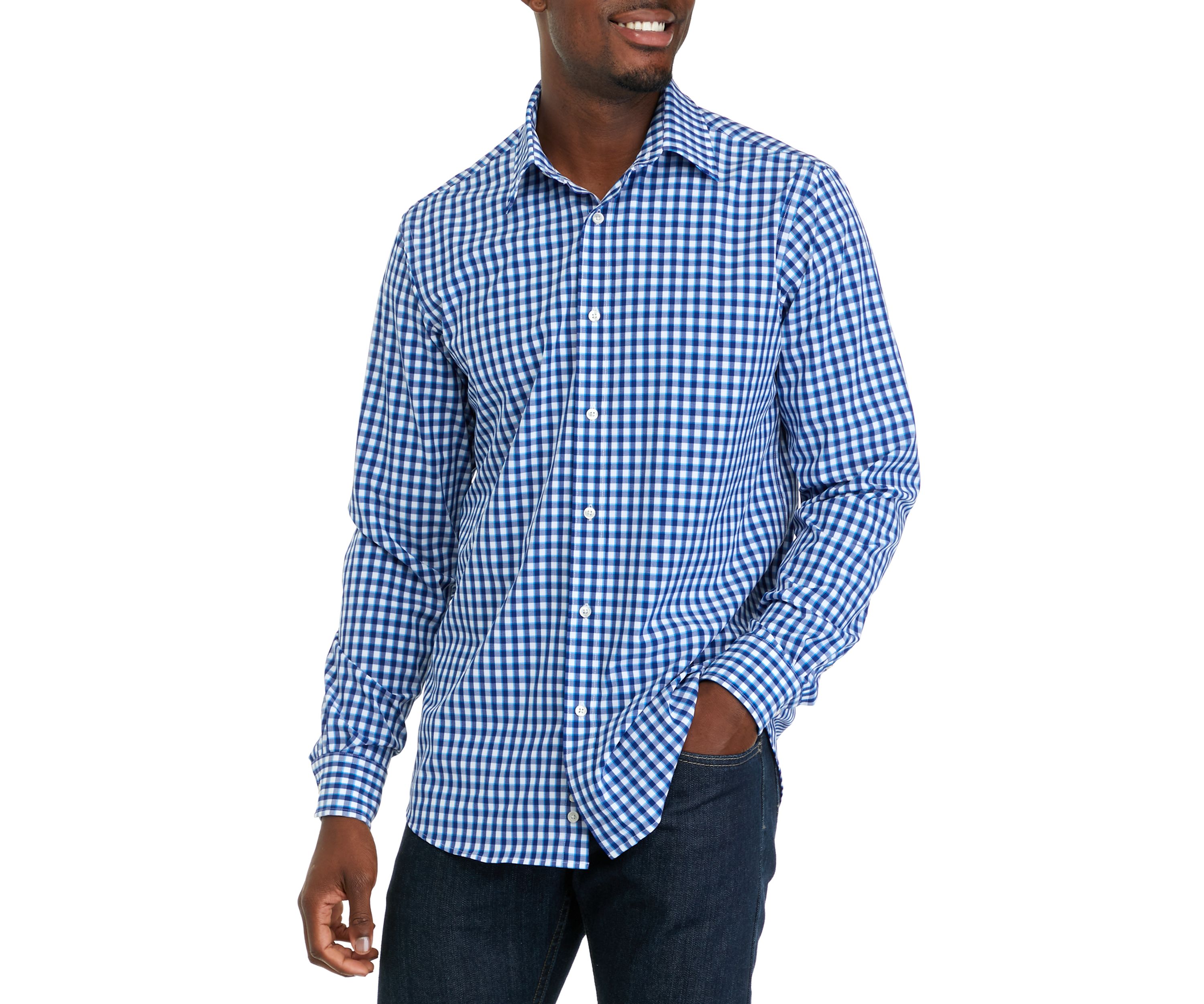 Mens Button Down Dress Shirt