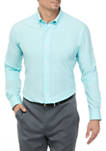Mens Solid Button Down Shirt 
