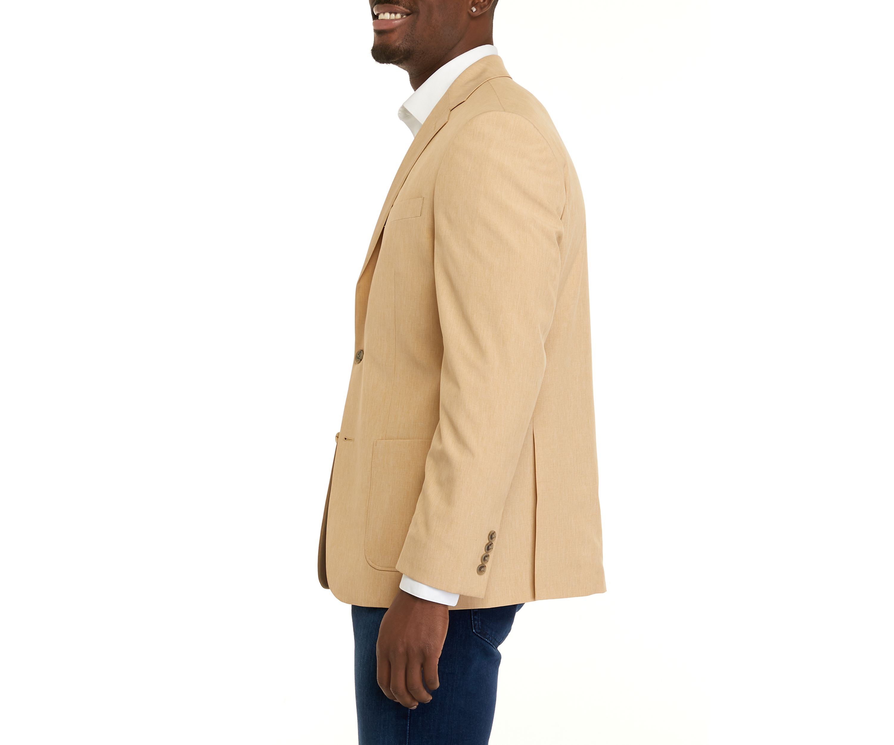 Mens Technical Linen Blazer