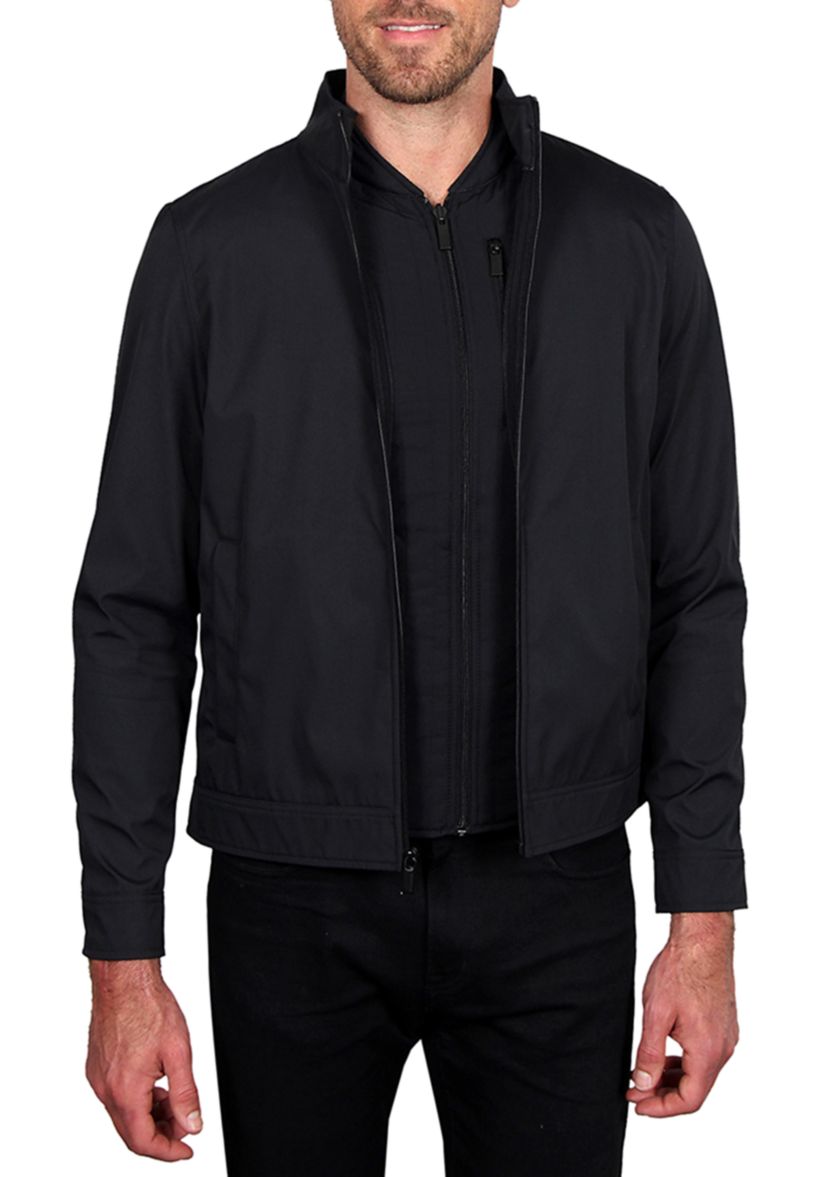 Mens 3 in 1 Stand Collar Golf Jacket