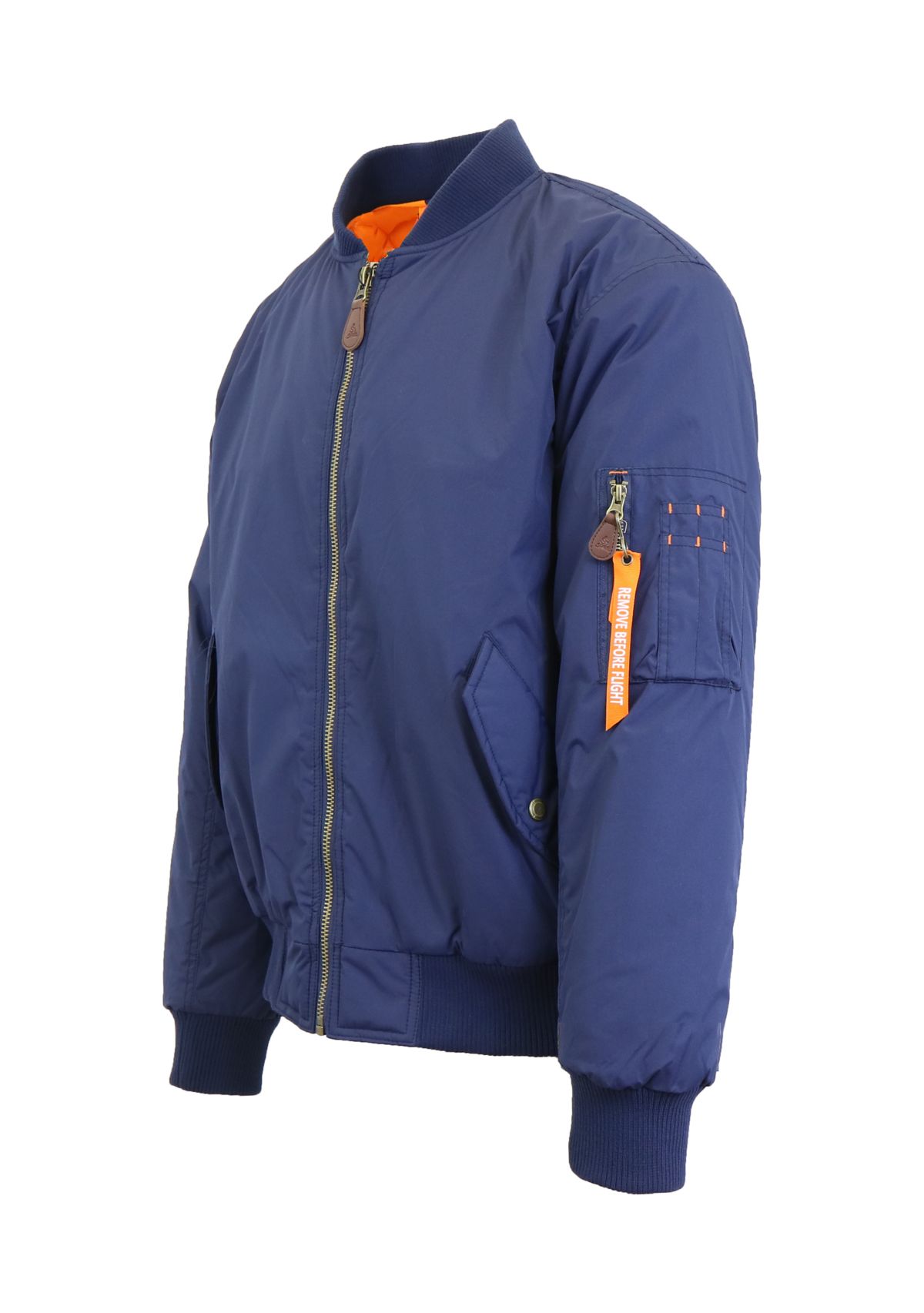 Mens Mid-Weight Aviator Flight Bomber Jacket